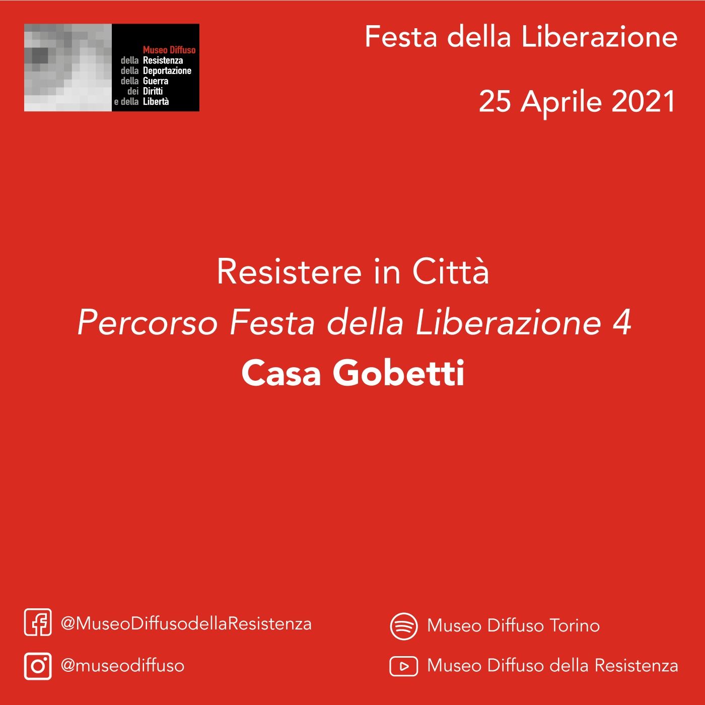 Resistere in città - Festa della Liberazione 2021