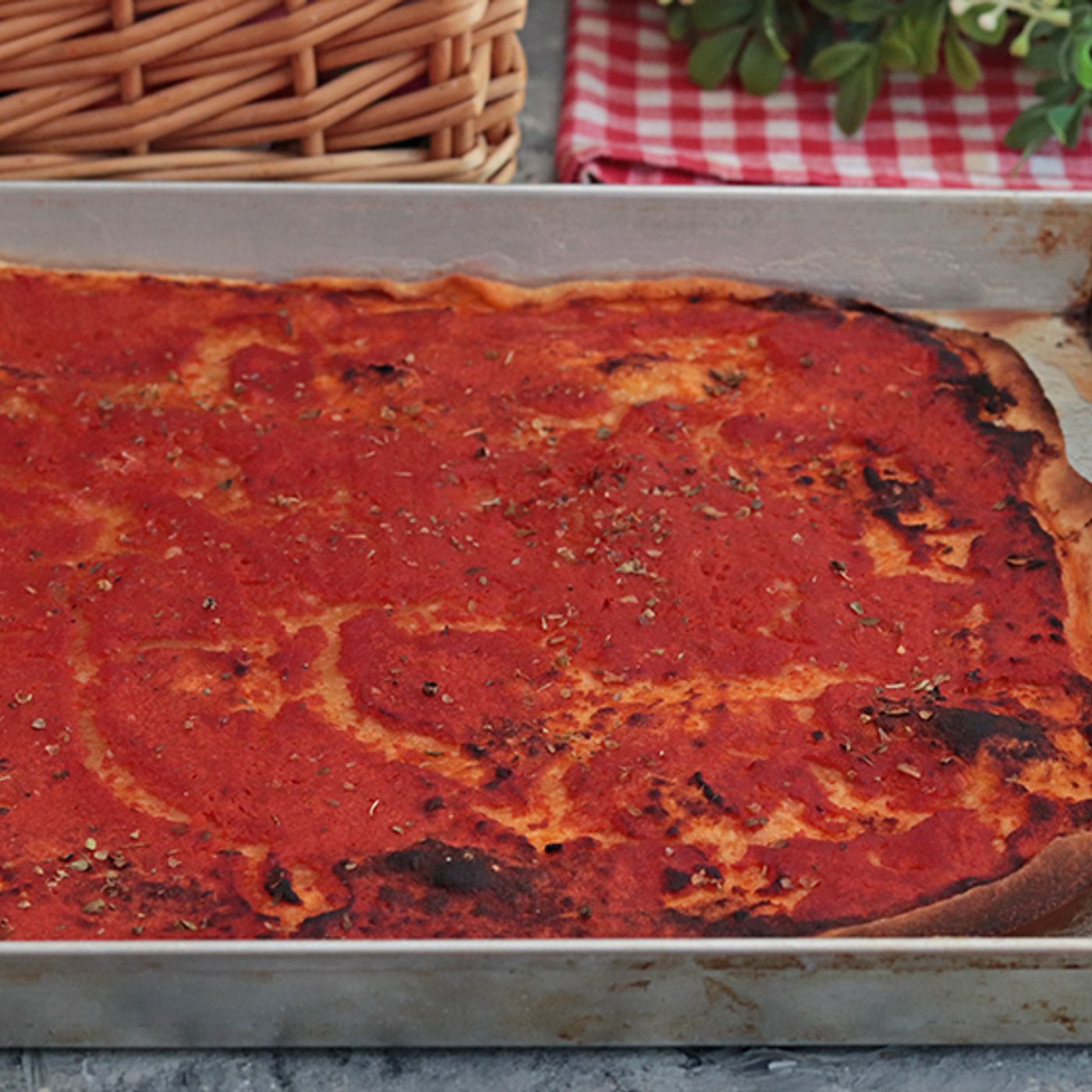 Pizza secca senza lievito