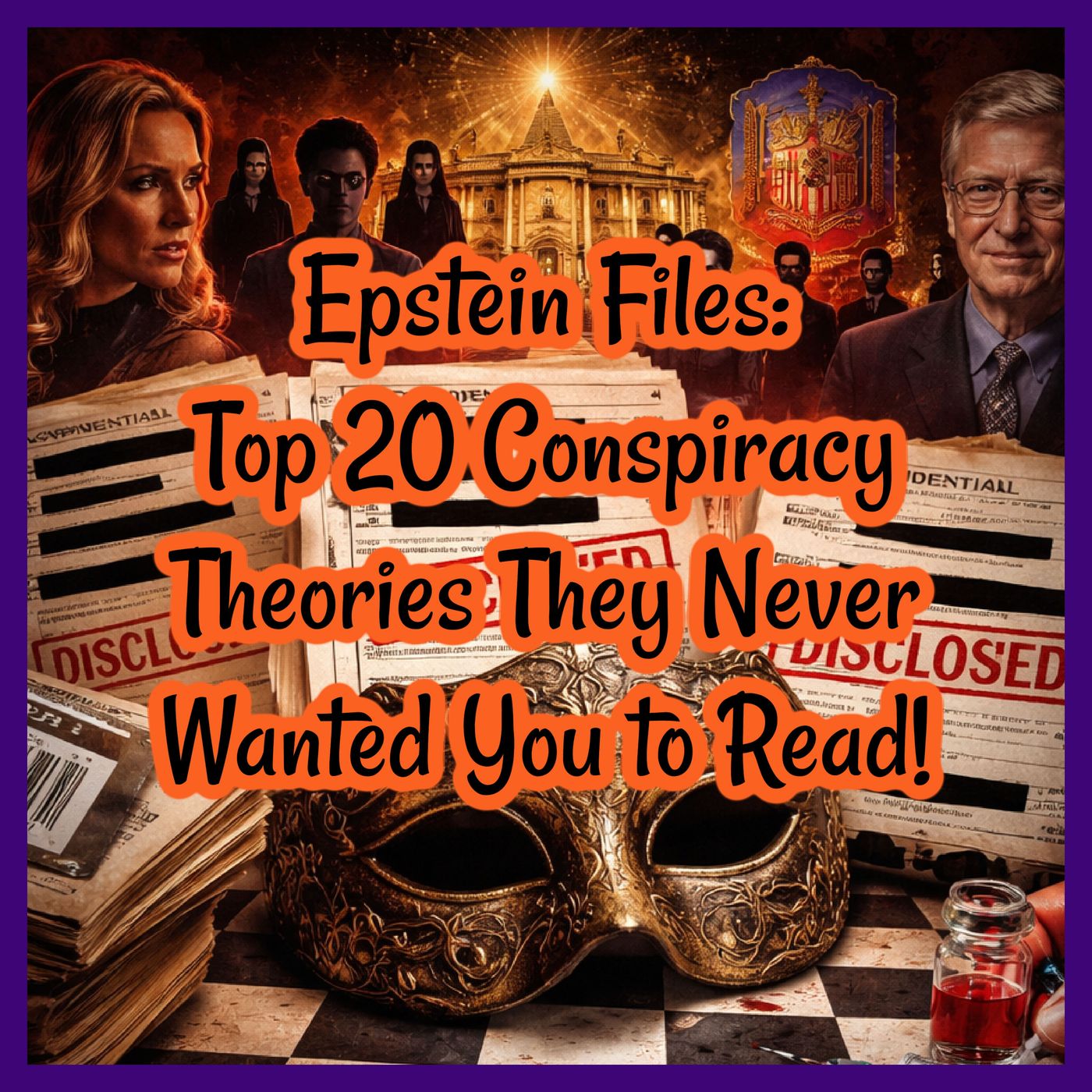 Epstein Files: Top 20 Conspiracy Theories They Never Wanted You to Read!