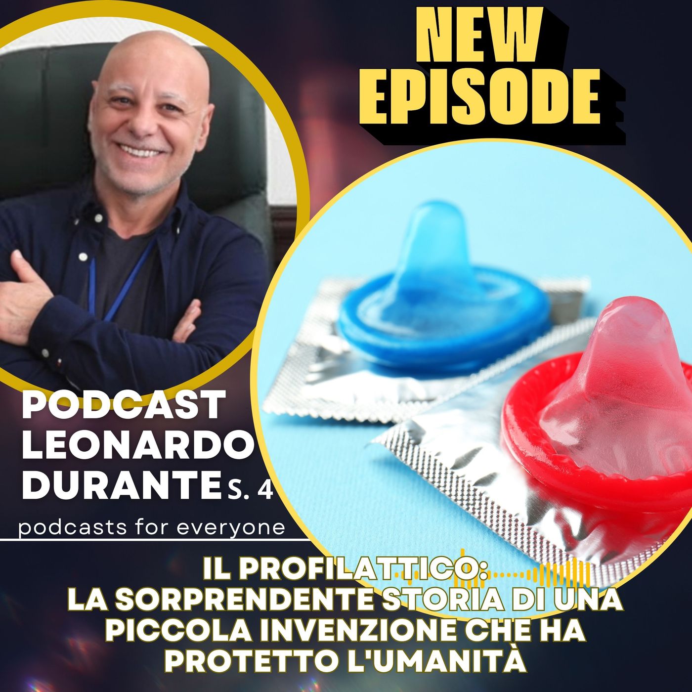 Episodio 387 del 29/07/26. Il profilattico: la sorprendente storia di una piccola invenzione che ha protetto l'umanità episode artwork