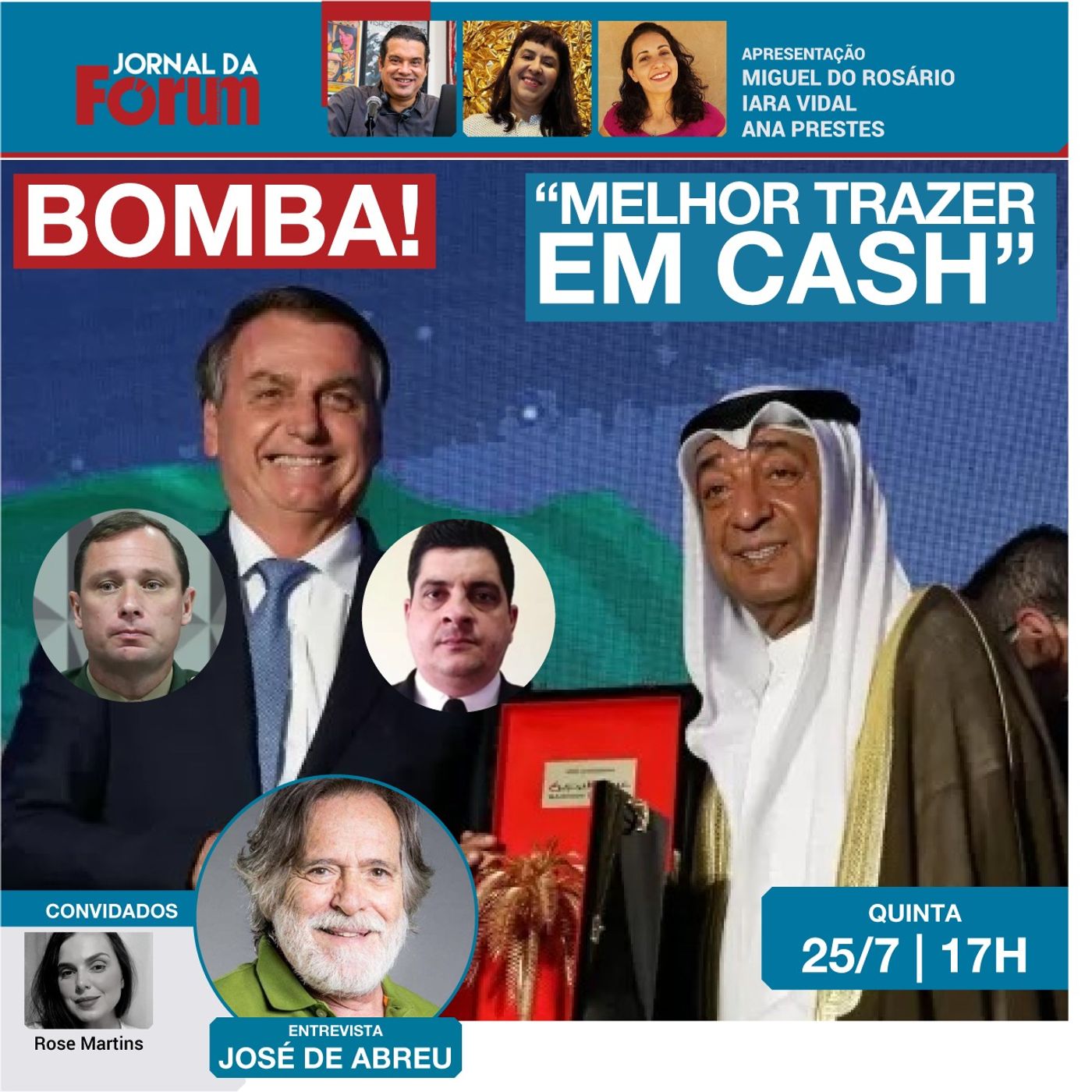 Bomba! Capangas confessam entrega de dinheiro sujo a Bolsonaro | PGR sinaliza contra ladrão de joias episode artwork