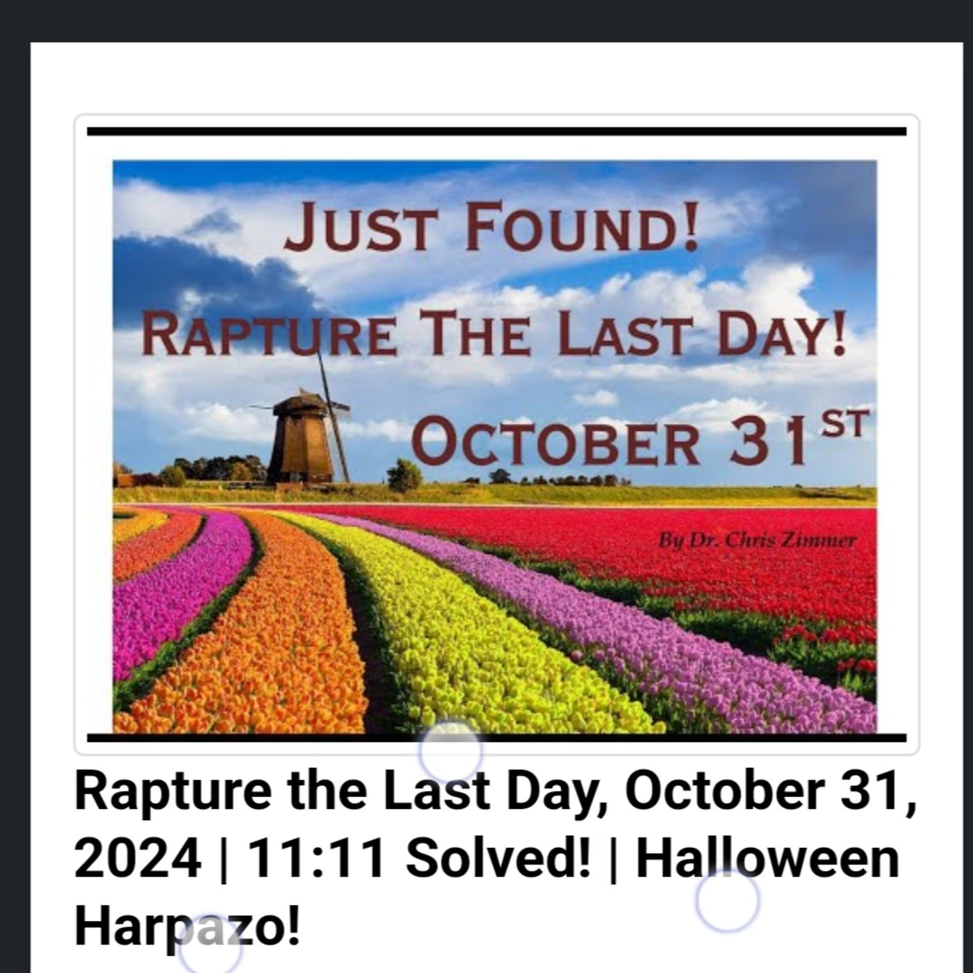 Rapture the Last Day, October 31, 2024 | 11:11 Solved! | Halloween Harpazo! episode artwork