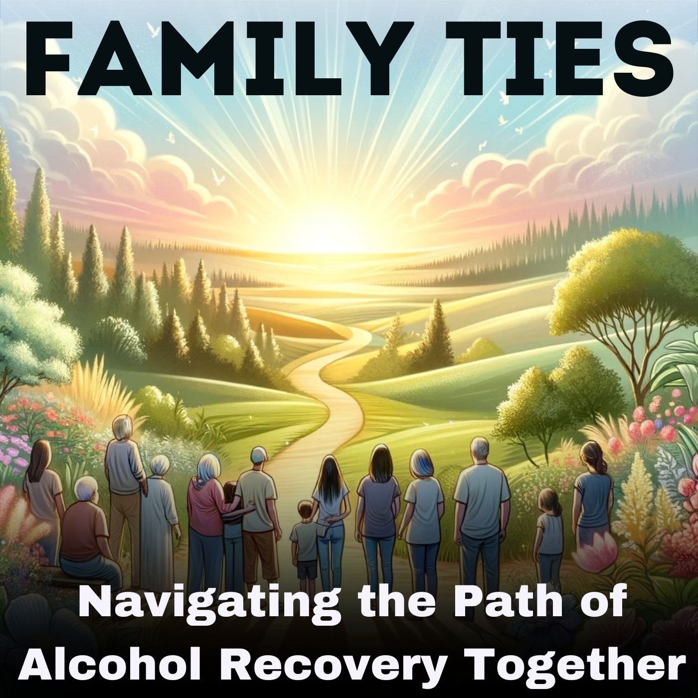 Family Ties - Navigating Alcohol Recovery podcast artwork