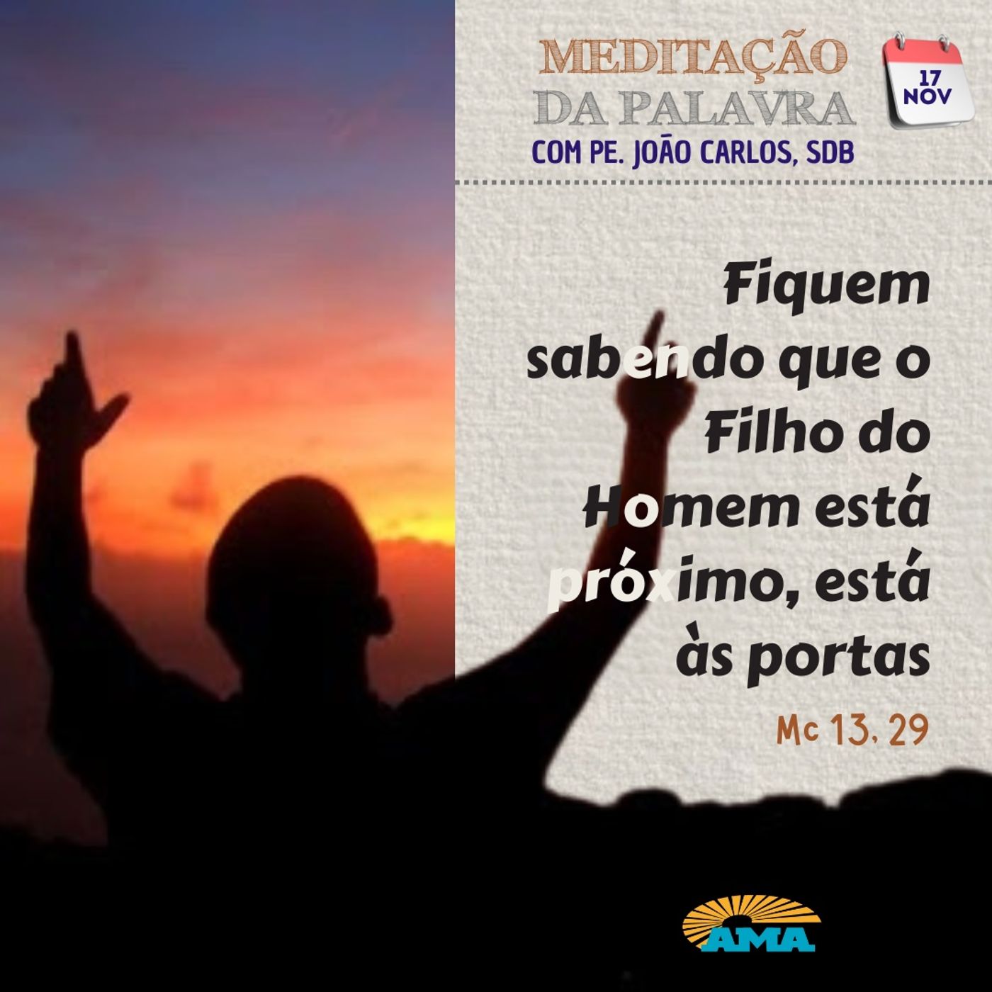 17 de novembro de 2024 - Meditacao da Palavra do Senhor