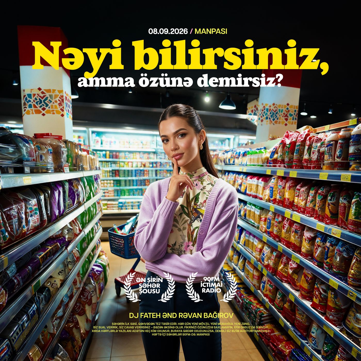 Nəyi bilirsiniz, amma özünə demirsiz? 08.09.2026