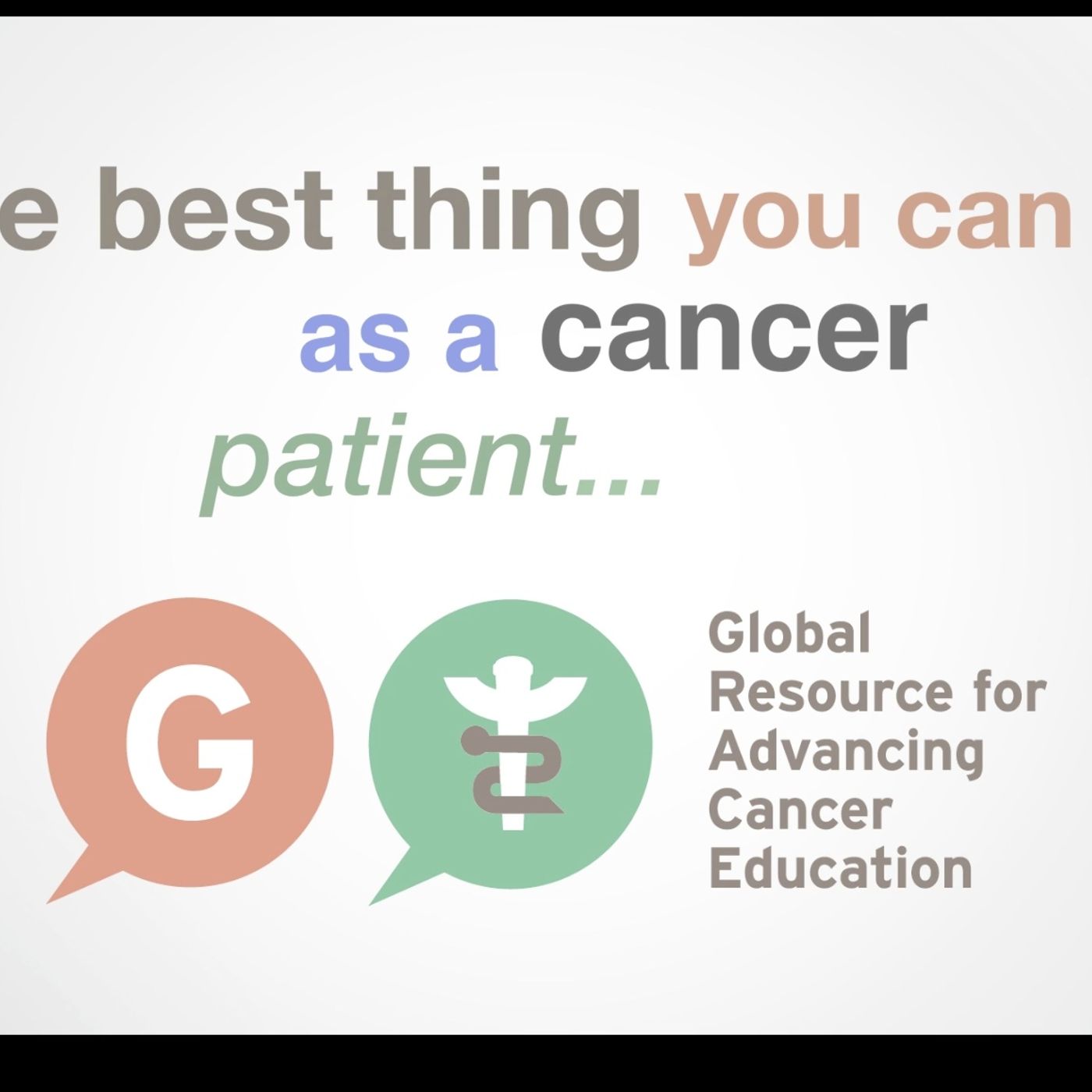 The best thing you can do as a cancer patient... episode artwork