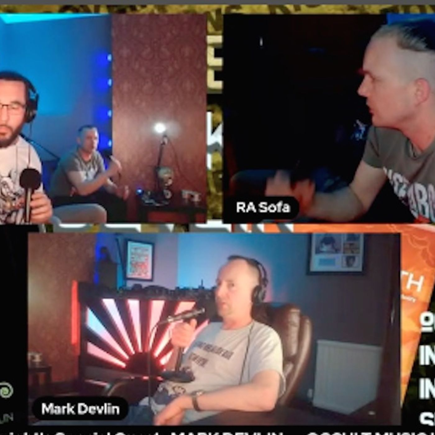 Mark Devlin guests on Rise Above livestream, 23/4/21
