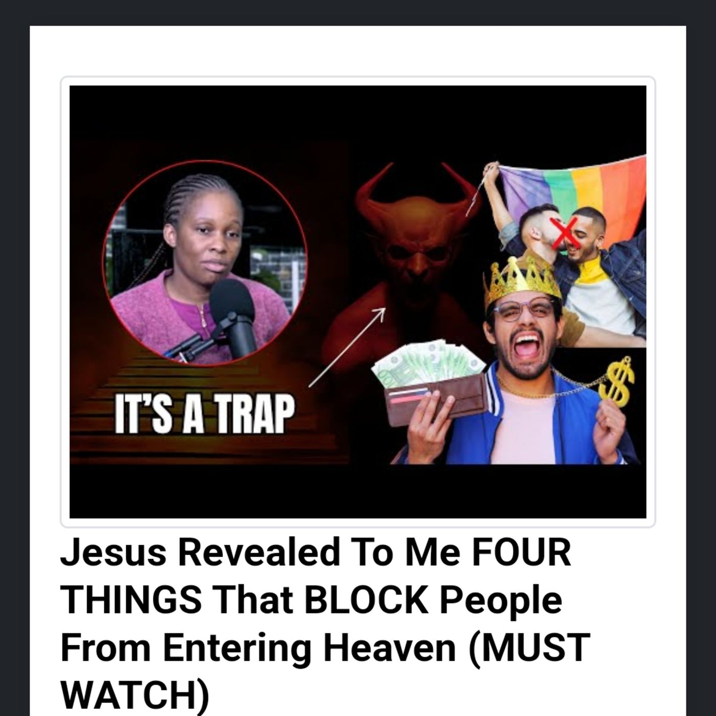 Jesus Revealed To Me FOUR THINGS That BLOCK People From Entering Heaven (MUST WATCH) episode artwork