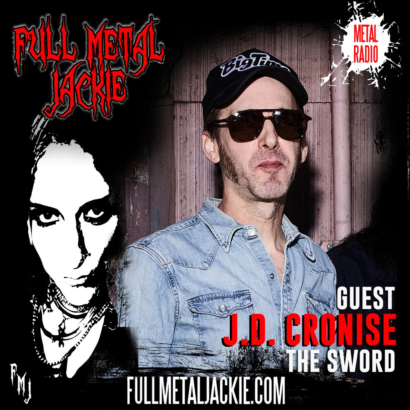 J.D. Cronise of The Sword on the FMJ RADIO SHOW! episode artwork