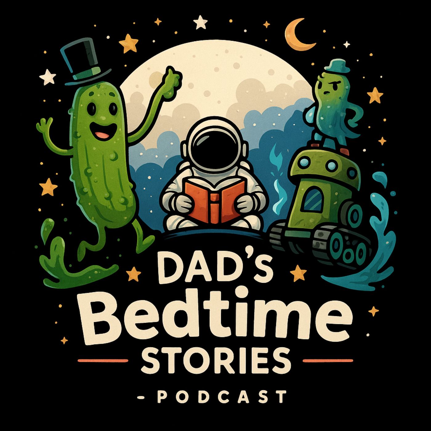 The Planet of Living Pickles - Spaceship #301 - A Bedtime Visualization for Kids