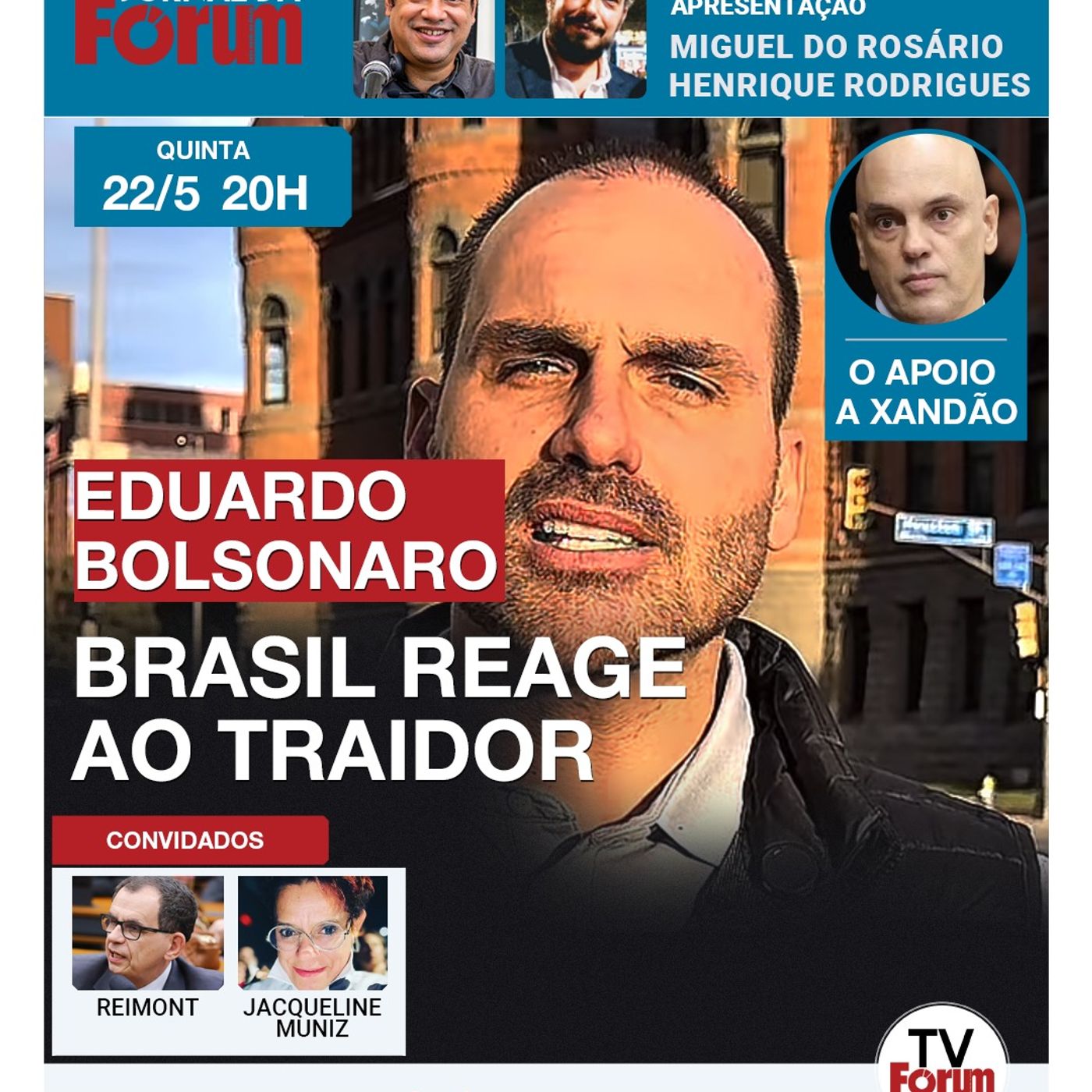 Brasil reage às sanções de Trump contra Moraes pedidas por Eduardo Bolsonaro | Traição é crime episode artwork