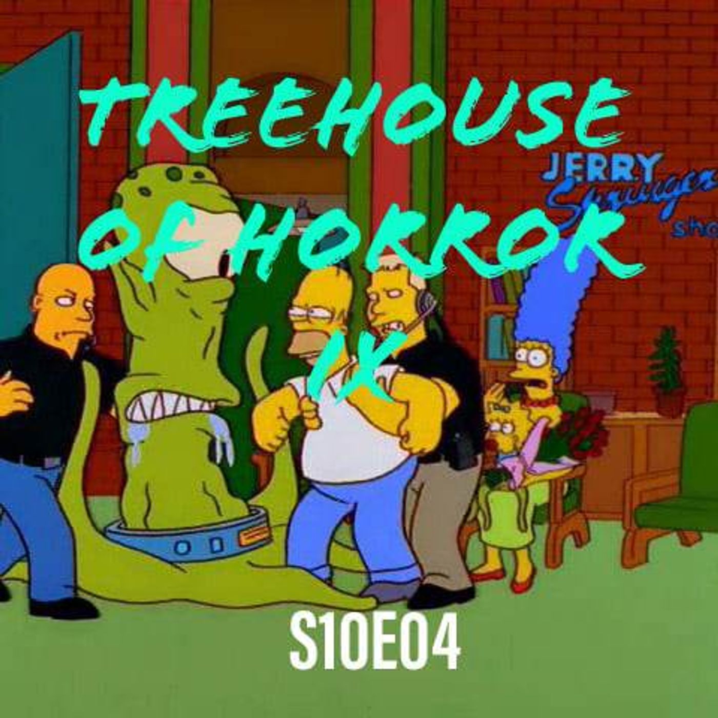 170) S10E04 (Treehouse of Horror IX) *Up Late with Rob and Andy* - podcast episode cover