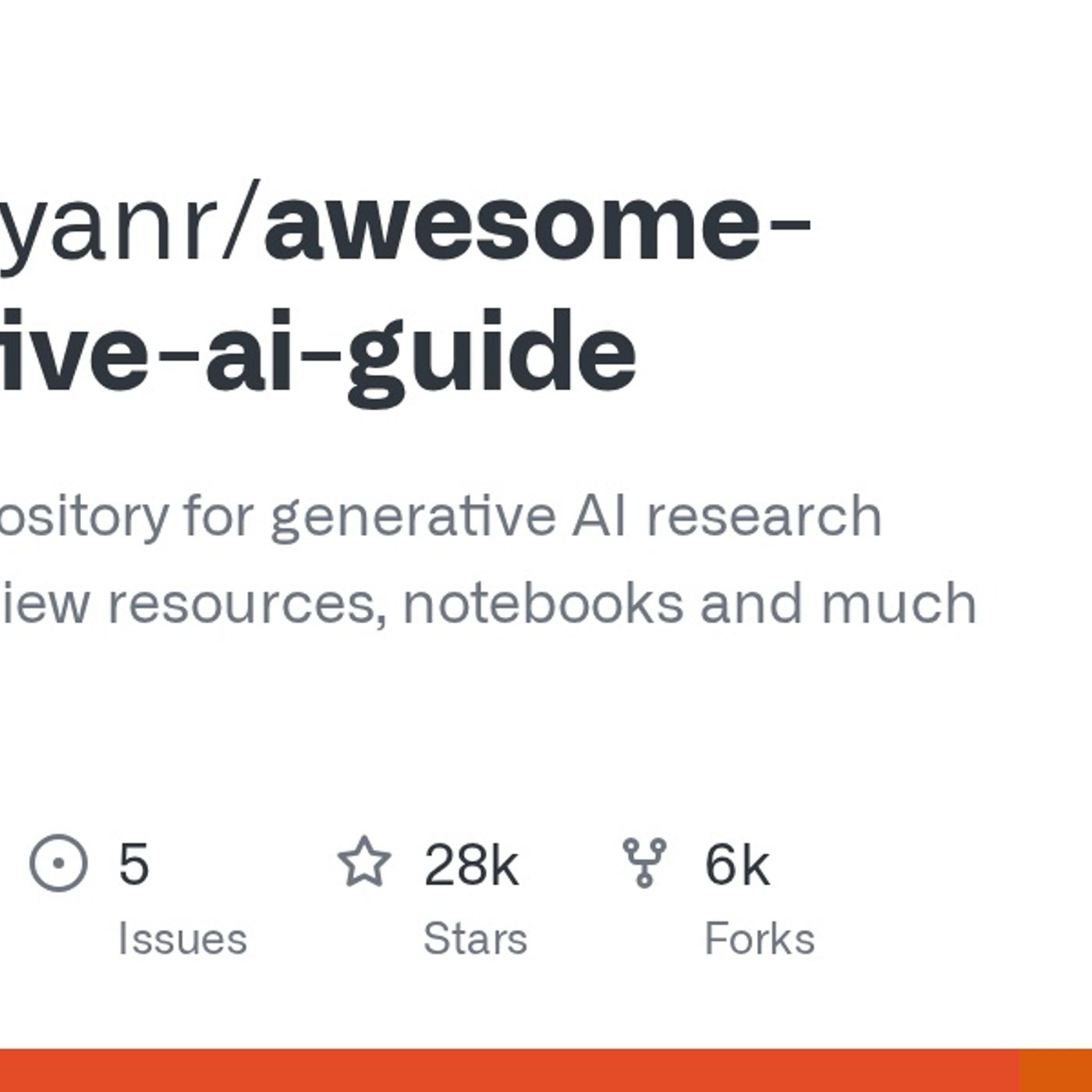 GitHub - aishwaryanr/awesome-generative-ai-guide: A one stop repository for generative AI research updates, interview resources, notebooks a episode artwork