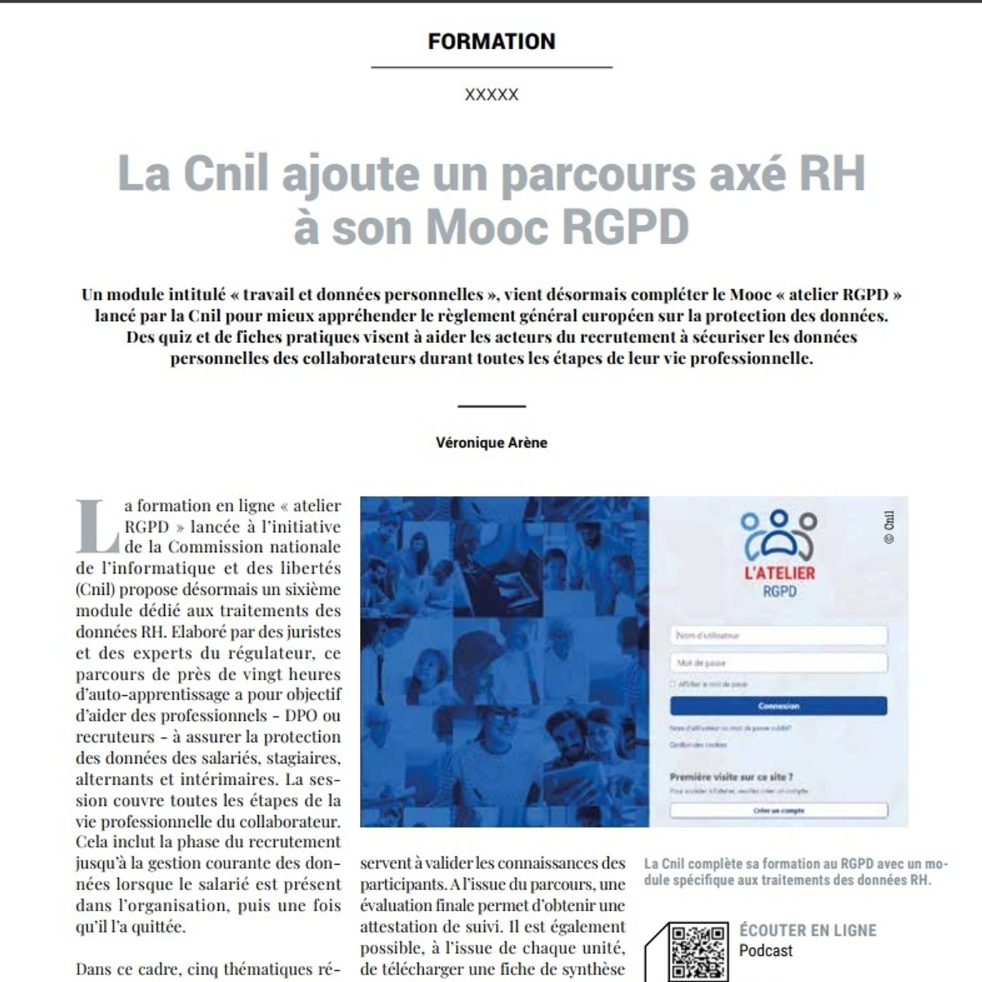 LMI 26 : La Cnil ajoute un parcours axé RH à son Mooc RGPD