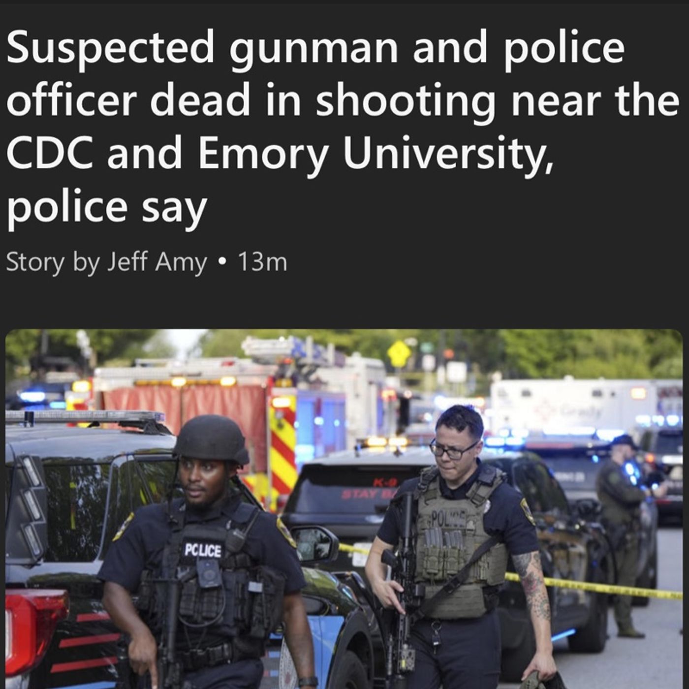 Lone gunman targets CDC (MK ULTRA PYSOP WARP-SPEED!?)