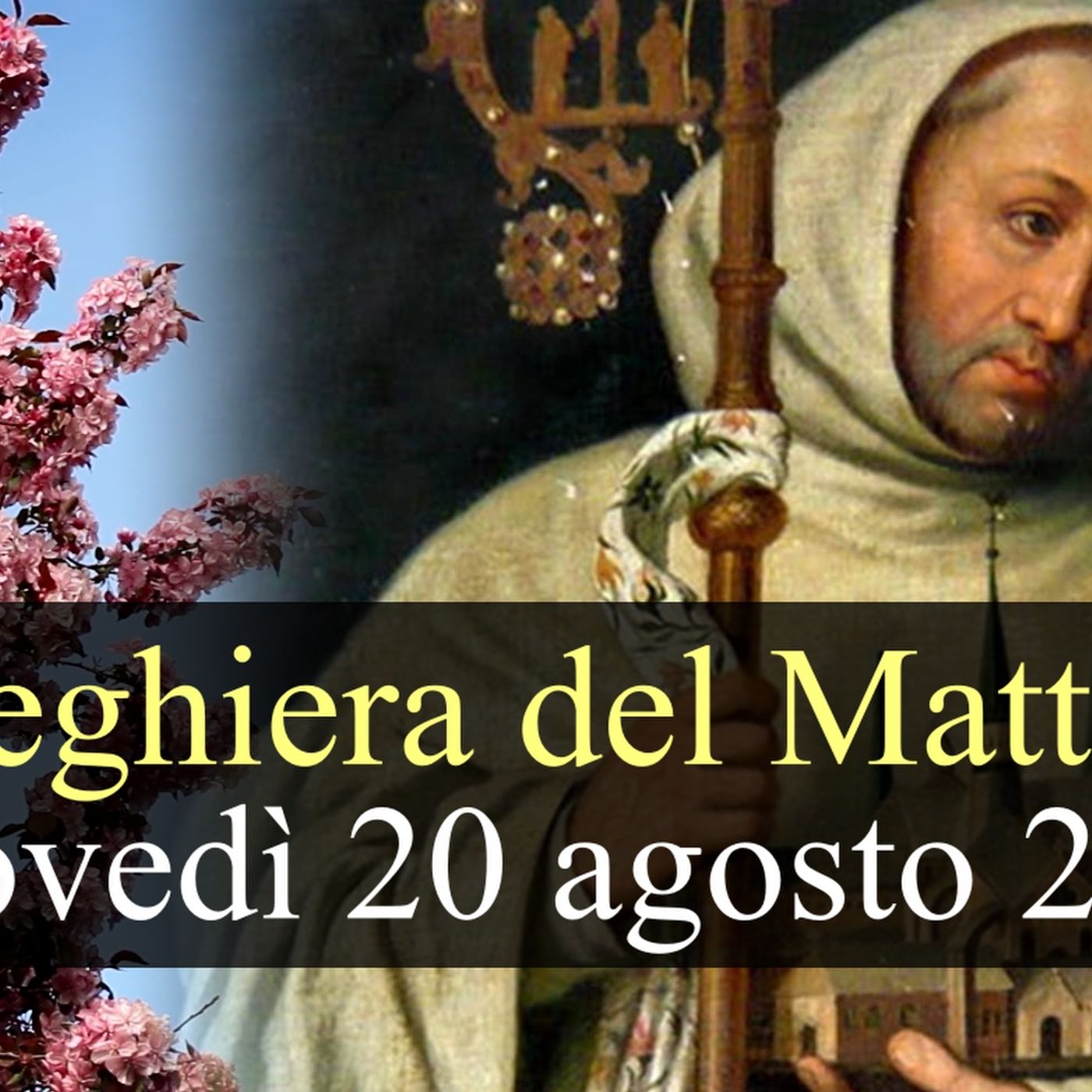 Preghiera del Mattino GIOVEDI 20 AGOSTO ❤️ Lodi Mattutine - Memoria San Bernardo, Abate e Dottore della Chiesa episode artwork