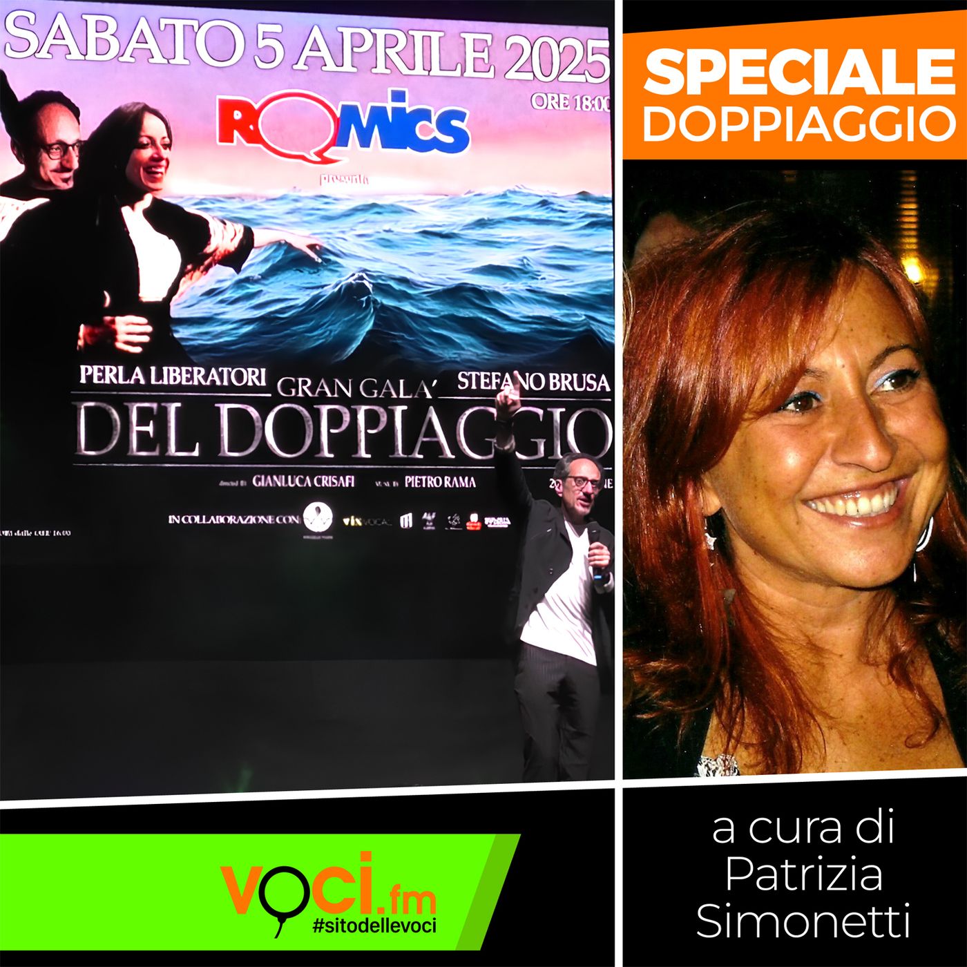 Gran Galà Doppiaggio Romics 2025: speciale by VOCI.fm - clicca PLAY e ascolta lo speciale episode artwork