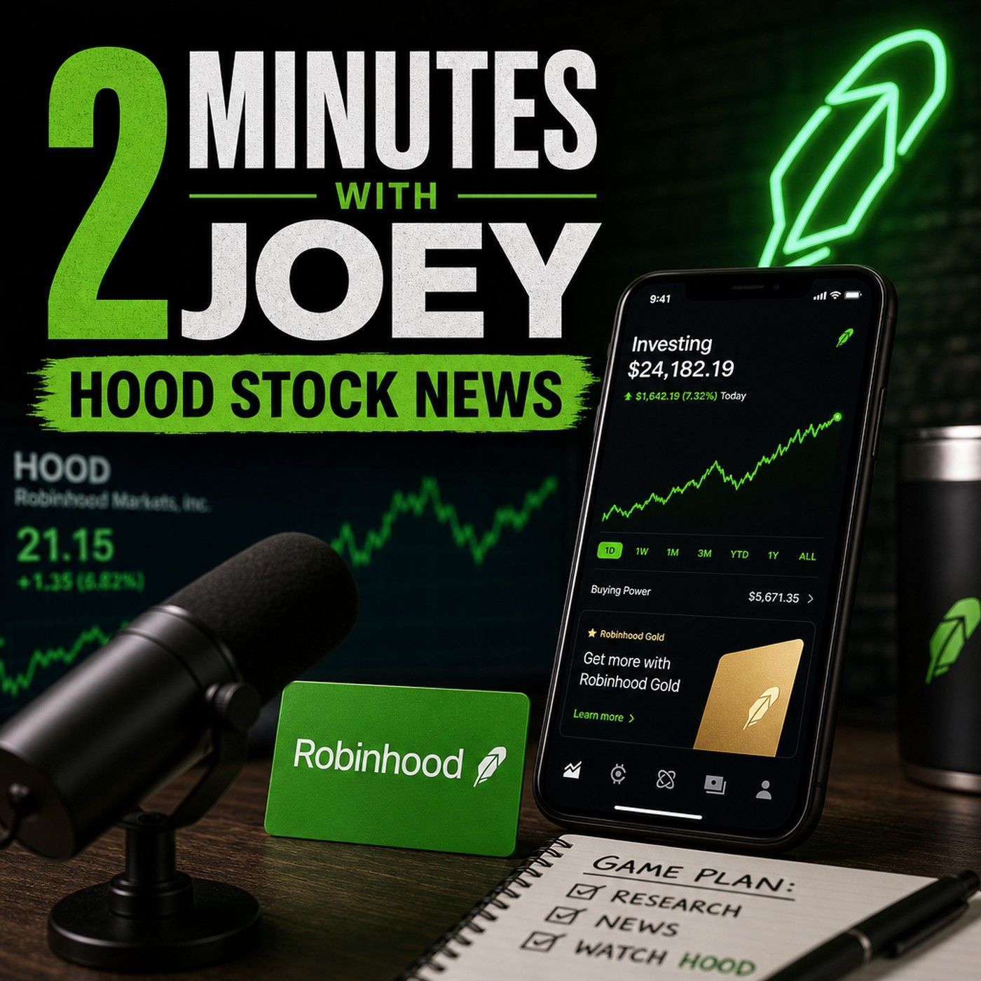 2 Minutes with Joey - HOOD Stock News
