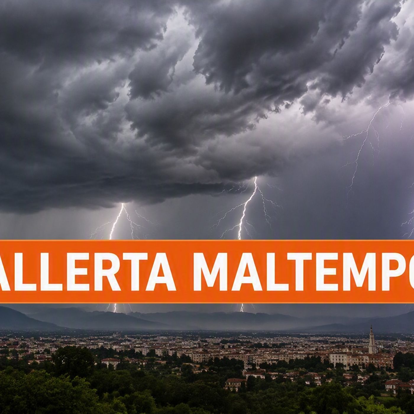 Meteo Veneto: allerta arancione per temporali e rischio idrogeologico episode artwork