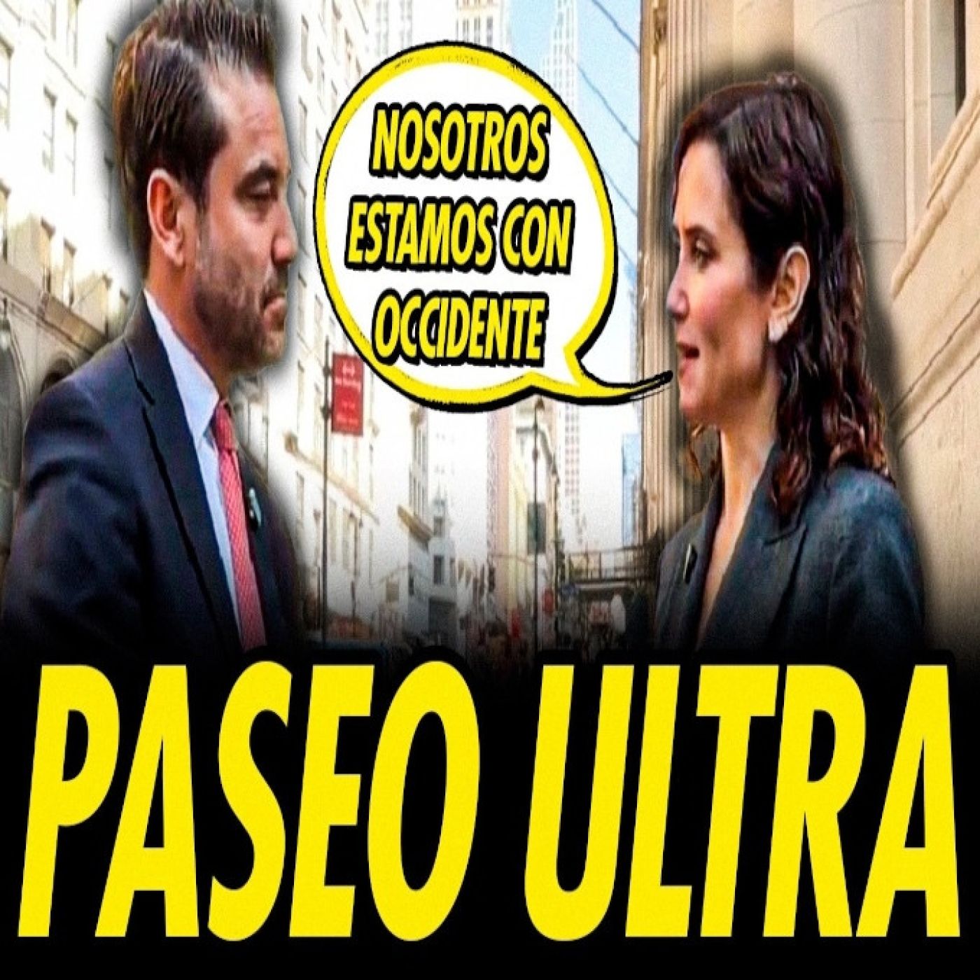 AYUSO PASEA CON NEGRE EN NUEVA YORK MIENTRAS DEFIENDE A ISRAEL Y EEUU episode artwork