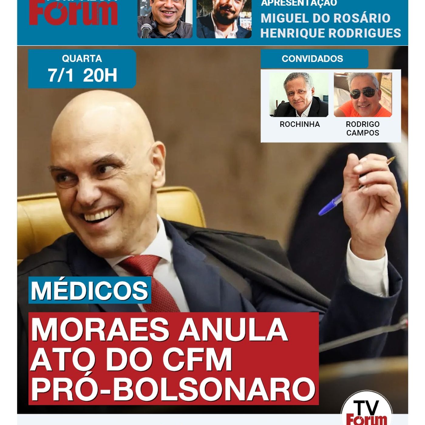 CFM manda instaurar sindicância contra PF | Moraes diz que órgão não tem esse poder e anula ato episode artwork