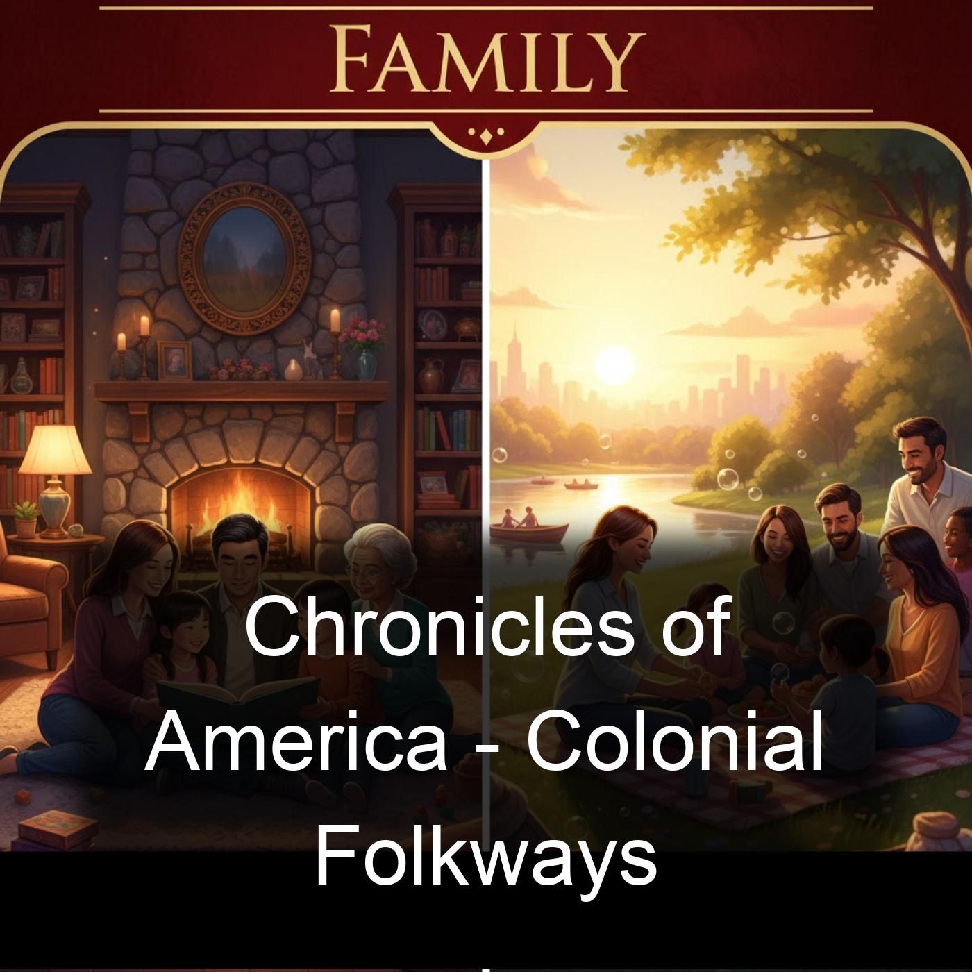 Chronicles of America - Colonial Folkways cover art