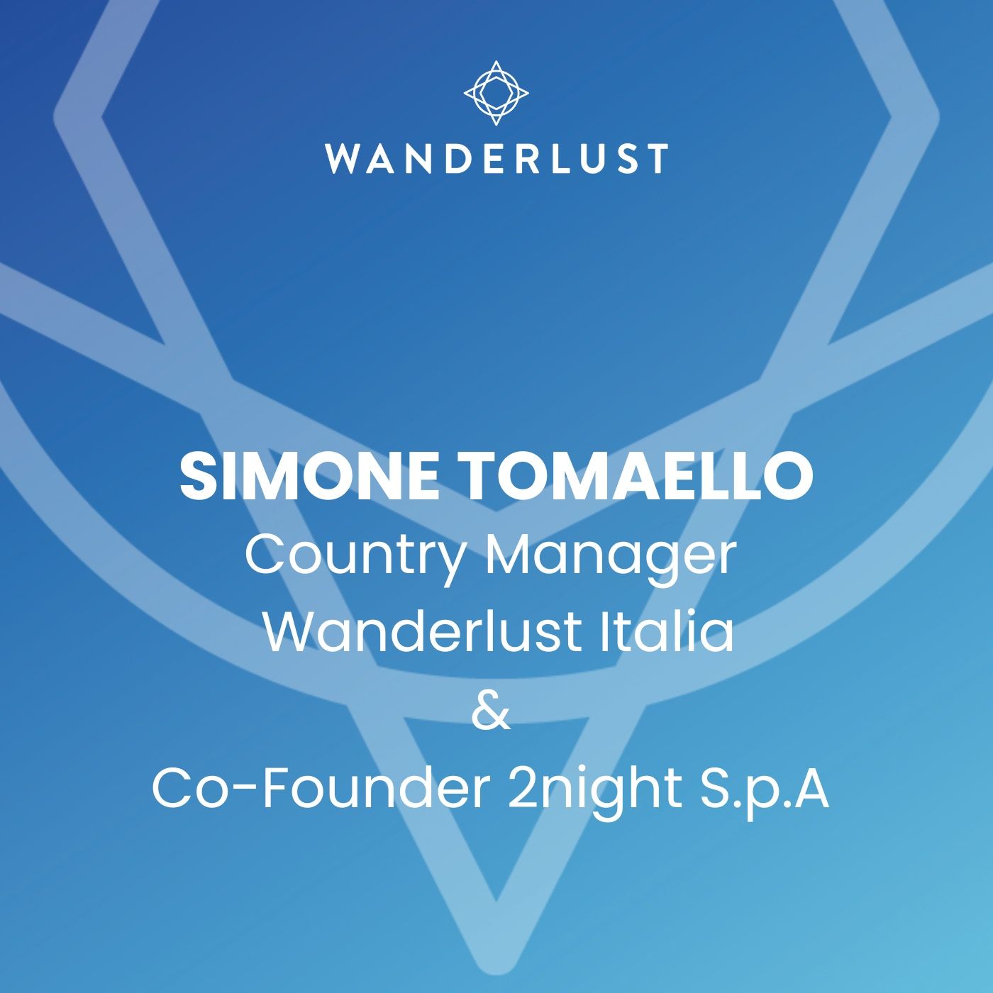 Simone Tomaello, Country Manager di Wanderlust Italia e Co-founder di 2night S.p.A - Radio Wellness episode artwork