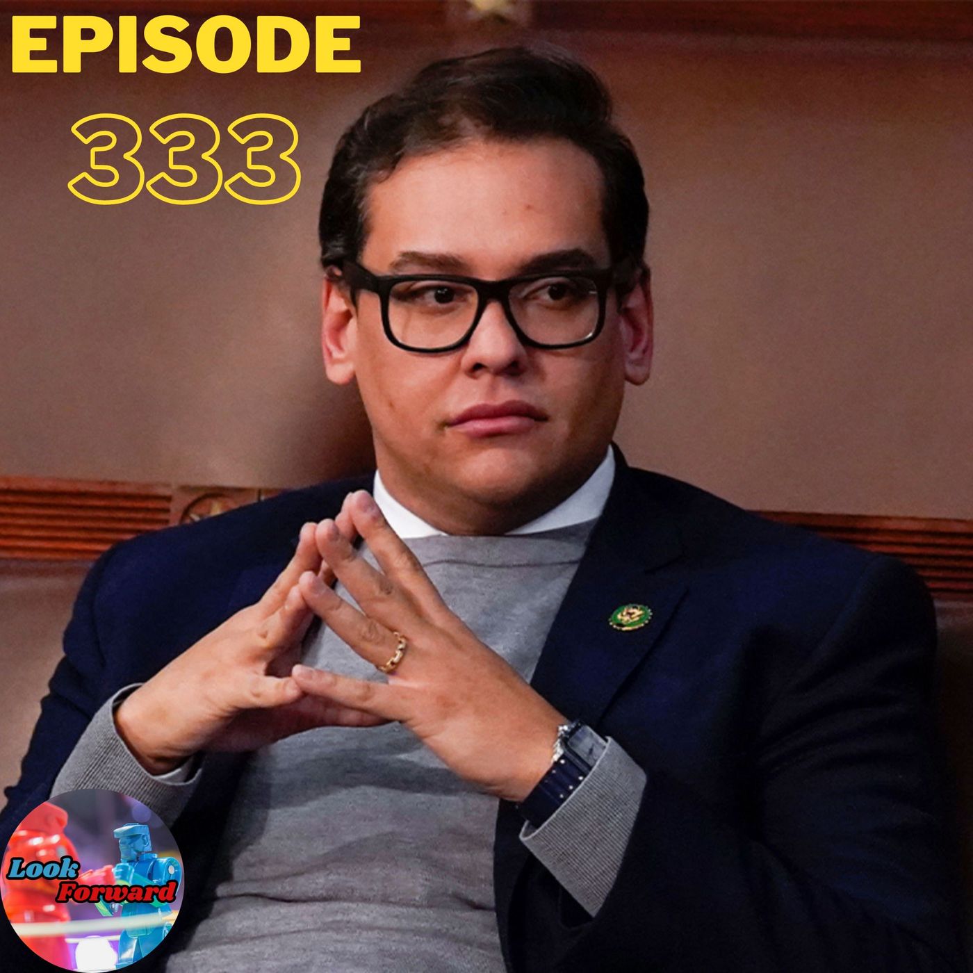 Episode 333: Stop The Crimes I’ve Already Committed (Trump Town hall, George Santos, & Proud Boys) episode artwork