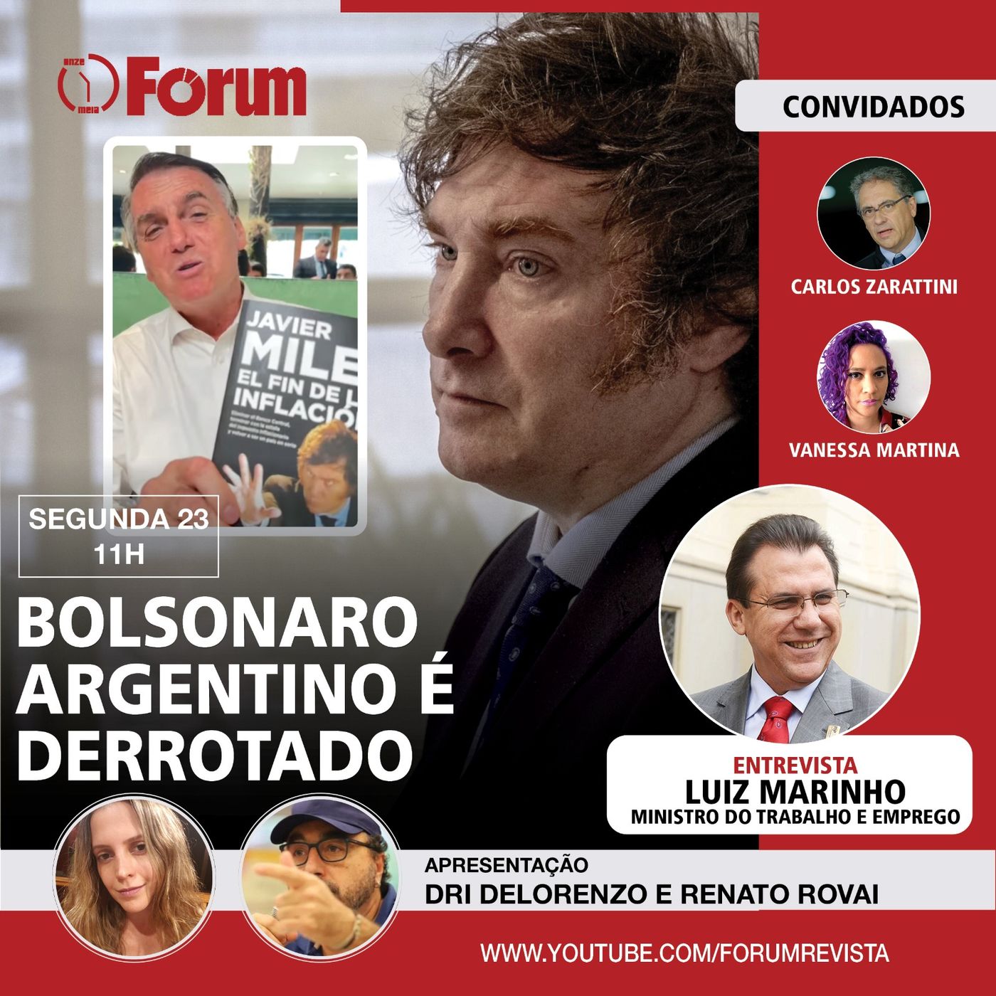 Massa ultrapassa Milei, o Bolsonaro da Argentina | Ministro Marinho fala de aplicativos episode artwork