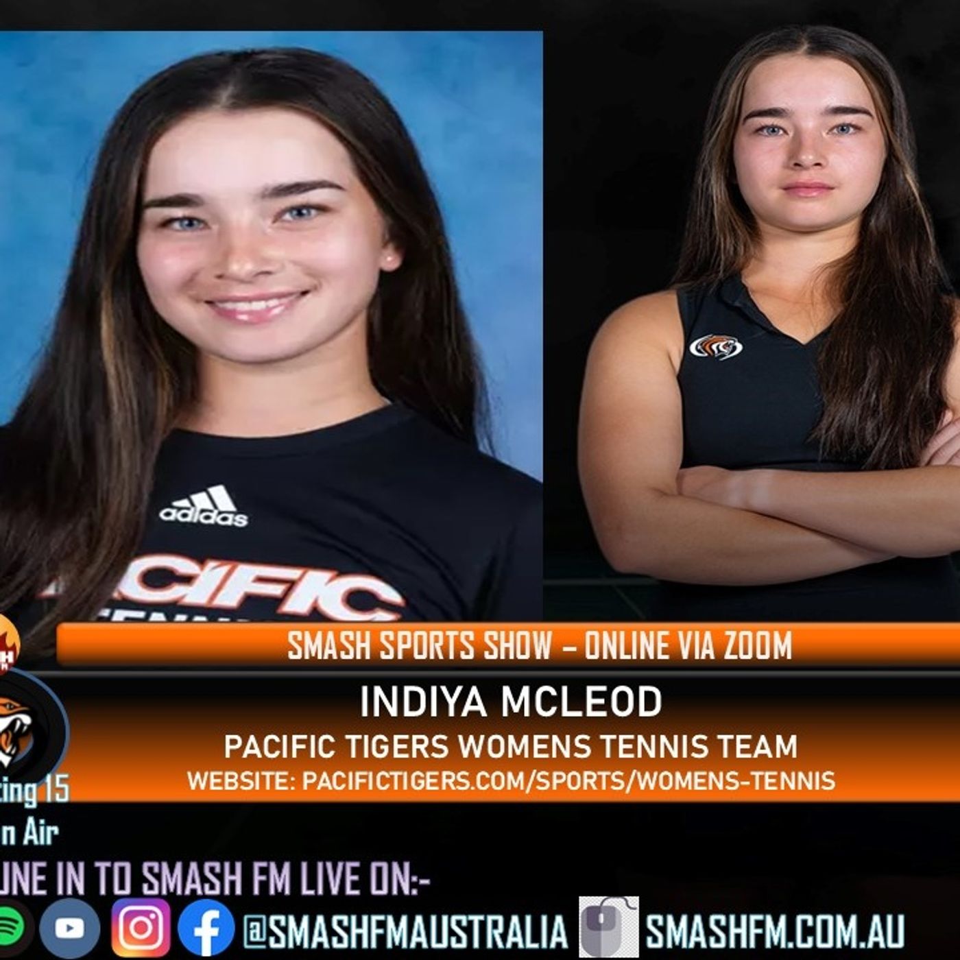 SSS15THYR: Pacific Tigers Womens Tennis Indiya McLeod Interviews 021225