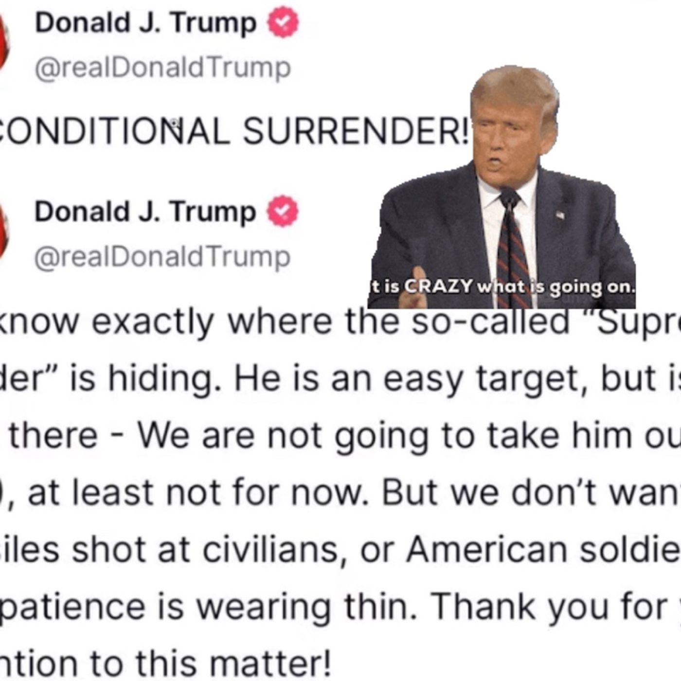 TRUMP headed to the BUNKER(Strikes on IRAN IMMINENT!?)