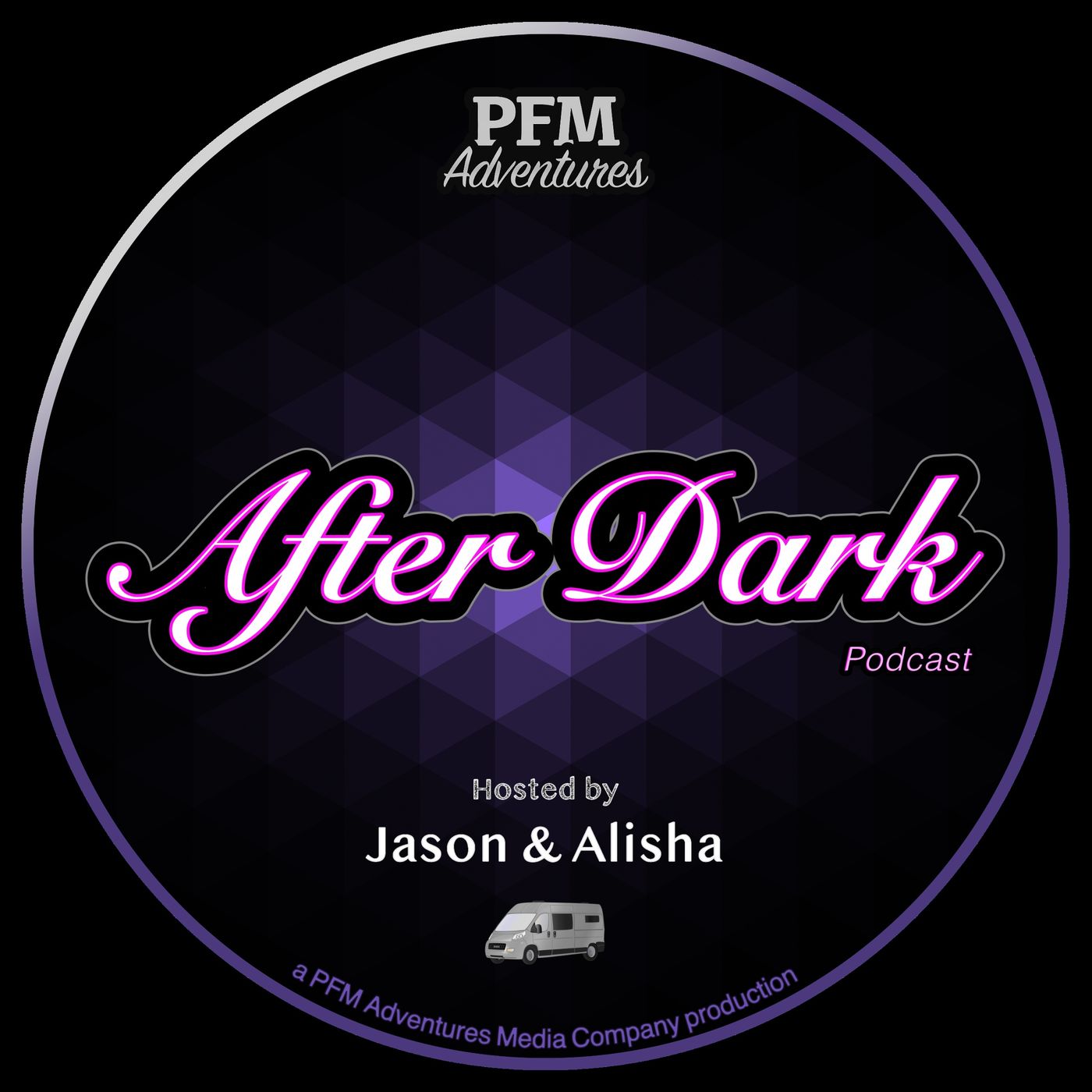 PFM Adventures After Dark podcast artwork