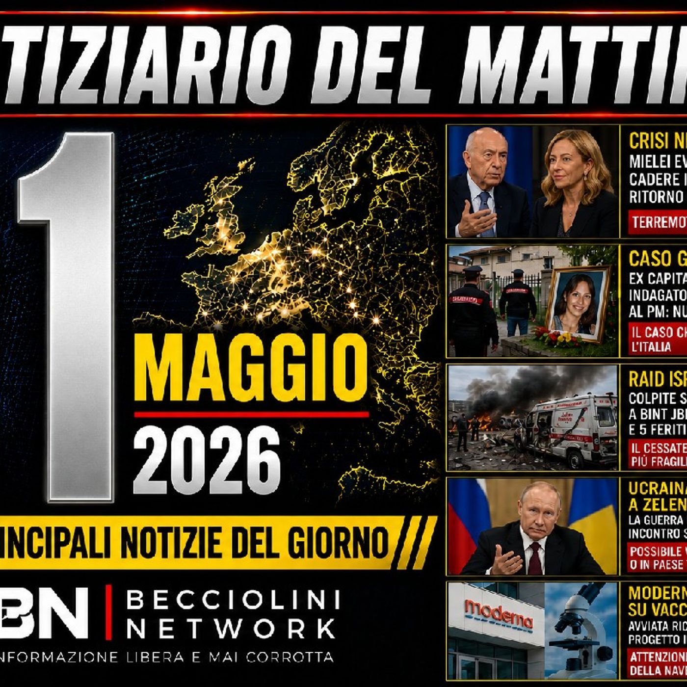 CAPIRE PRIMA DI CREDERE | Notiziario del mattino - dell' 11 Maggio 2026 episode artwork