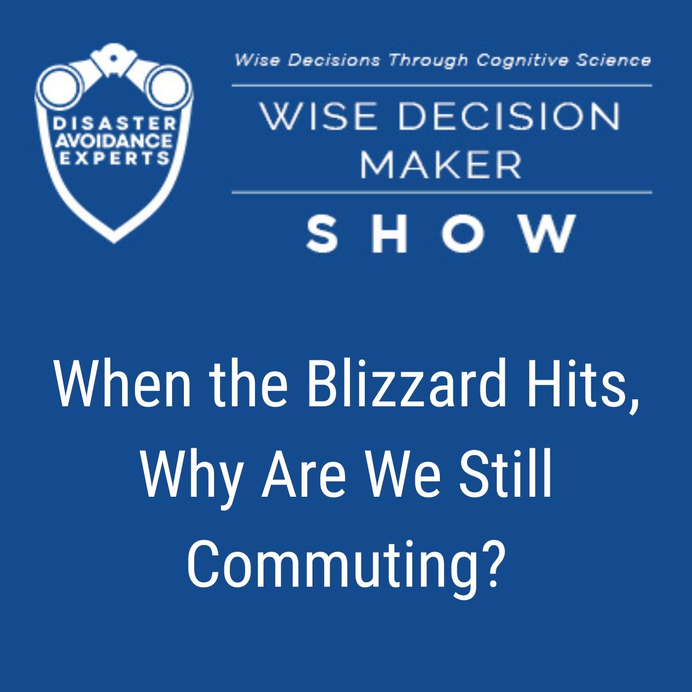 #277: When the Blizzard Hits, Why Are We Still Commuting?