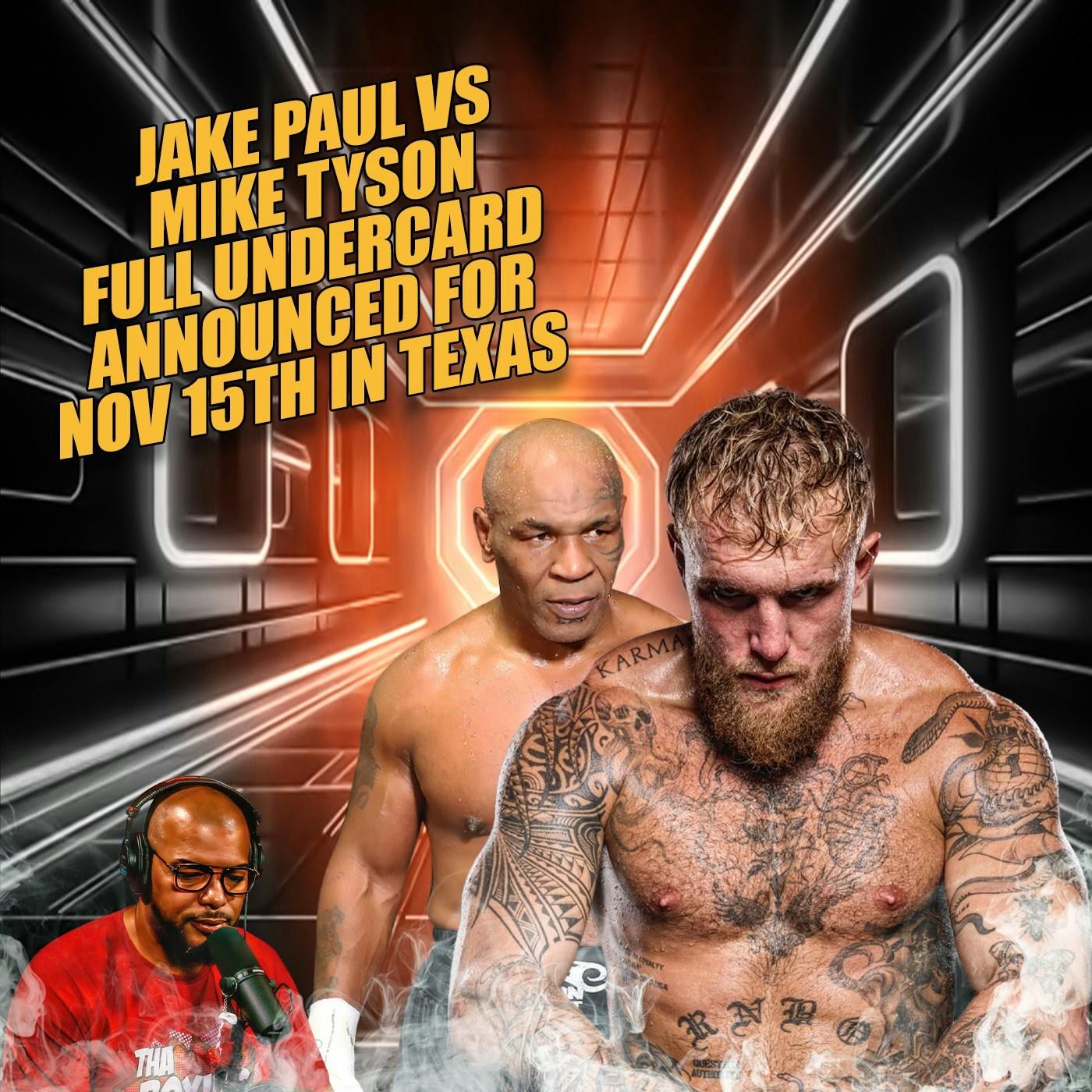 ☎️Jake Paul vs Mike Tyson Full undercard Announced For Nov 15th in Texas episode artwork