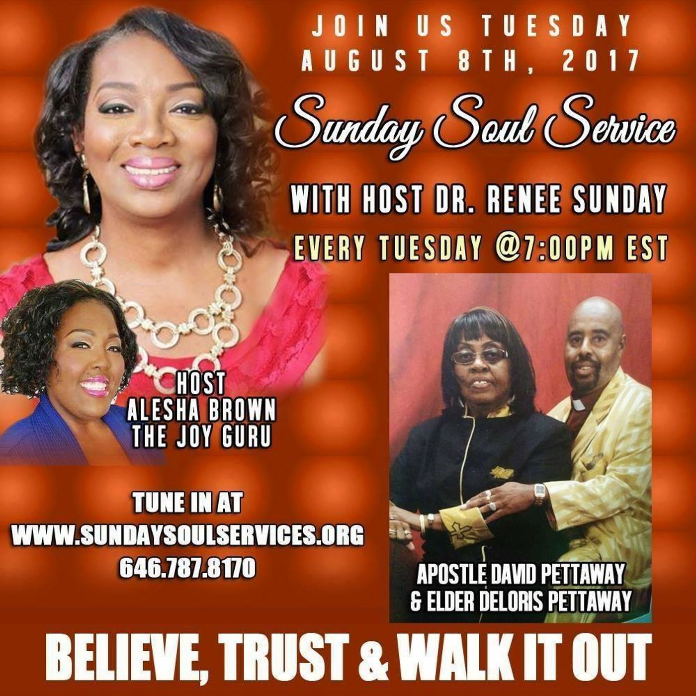 Sunday Soul Service Topic Deliverance Host The Joy Guru Alesha Brown episode artwork
