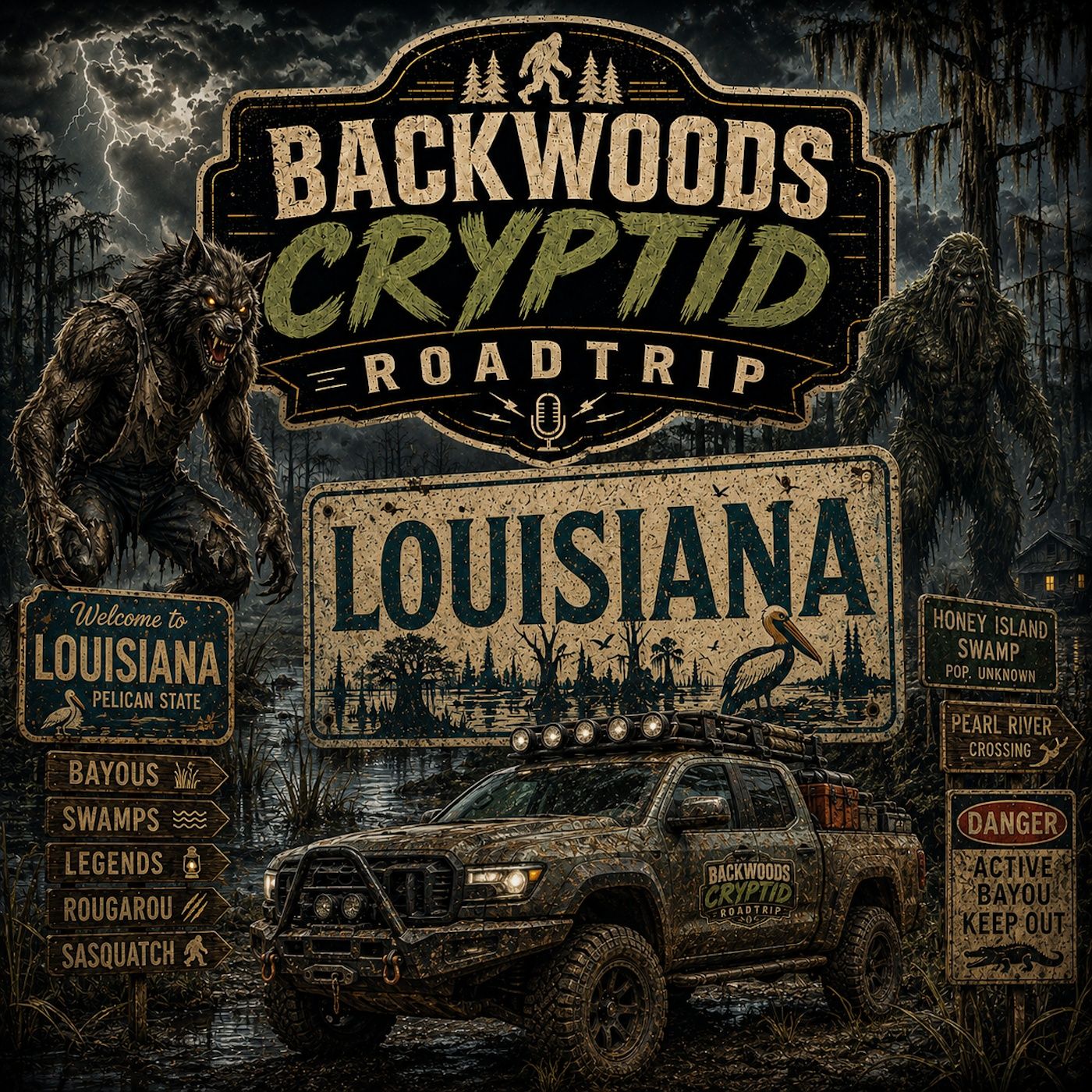 Louisiana: The Rougarou & Bigfoot