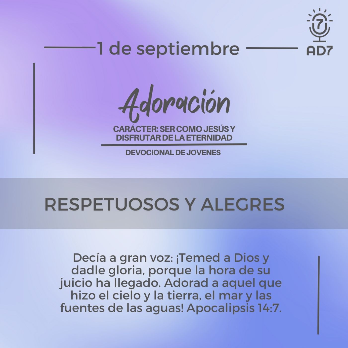 AD7 Devocional - Diferente / Inverso