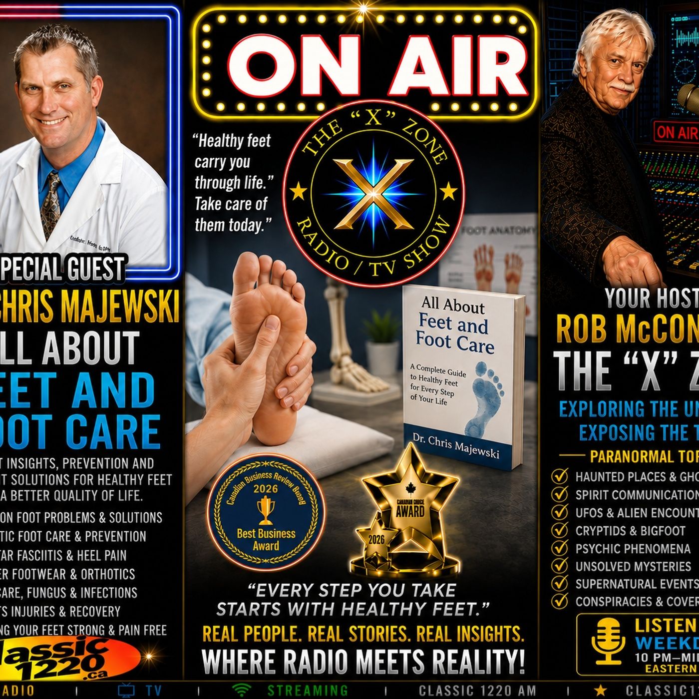 Rob McConnell Interviews - DR. CHRIS MAJEWSKI - All About Feet and Foot Care episode artwork