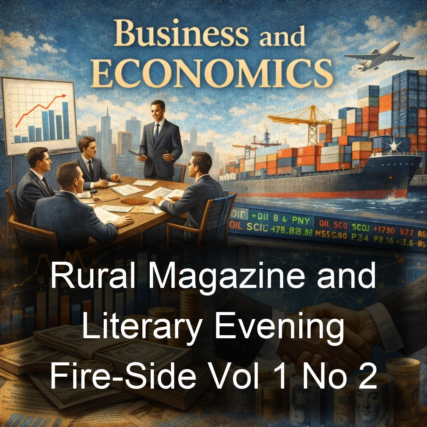 Rural Magazine and Literary Evening Fire-Side Vol 1 No 2 cover art