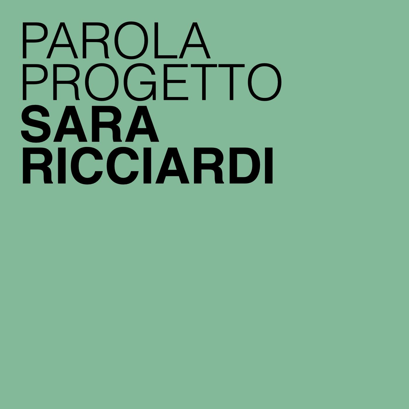 Parola Progetto