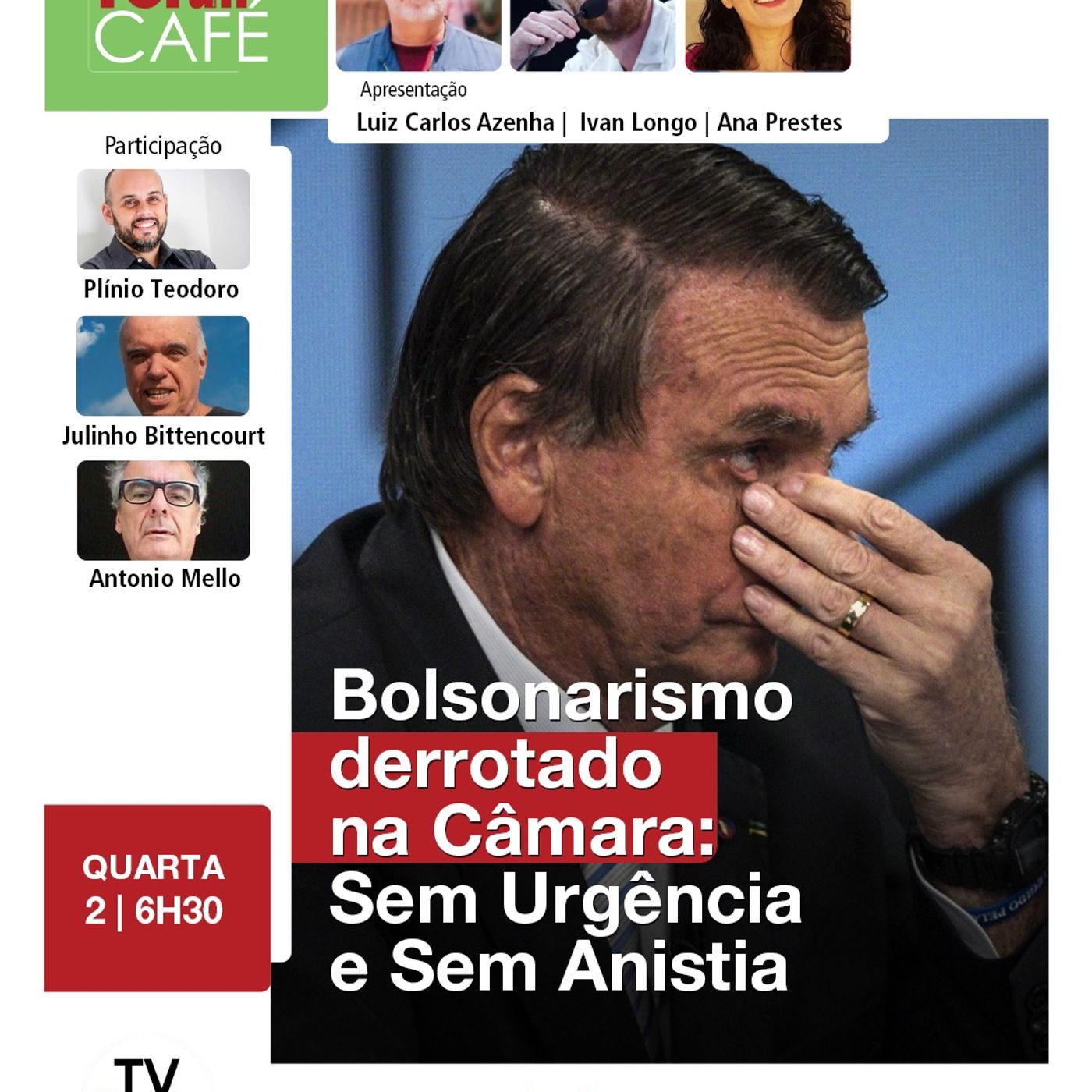 Urgência para o PL da Anistia não será votada na Câmara | Fórum Café | 02.04.25