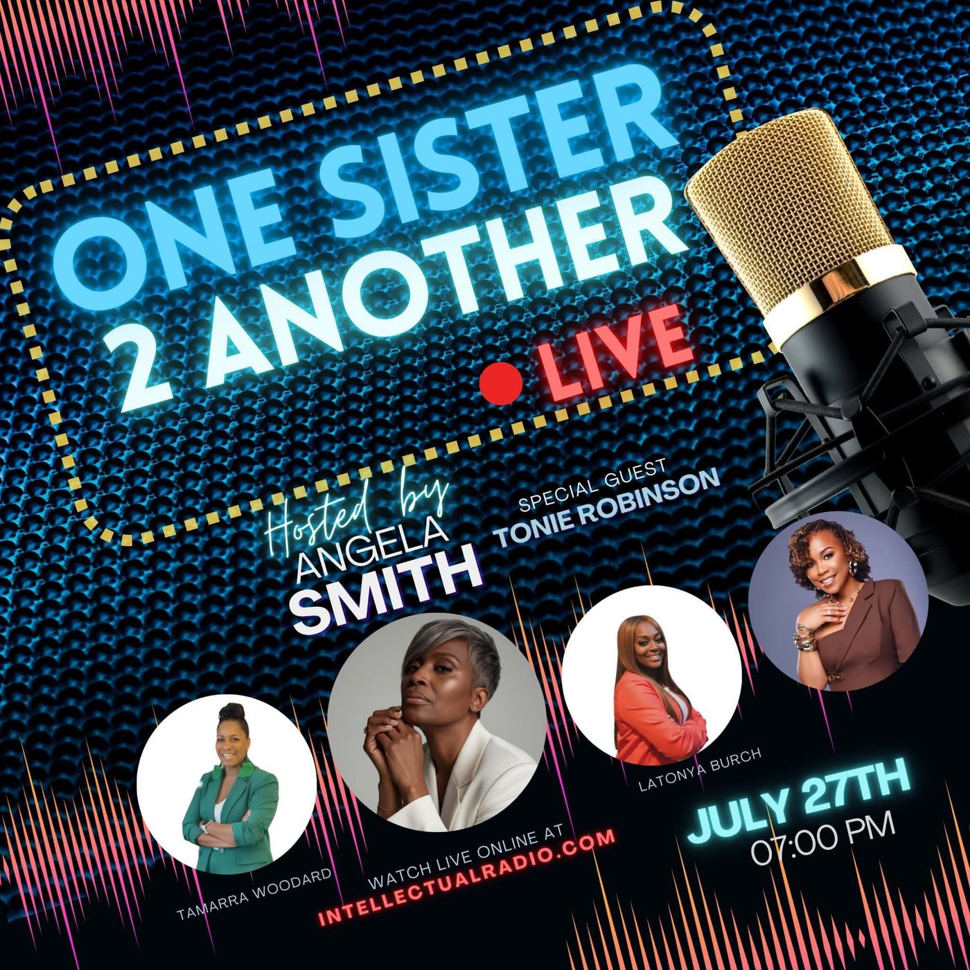 Tonie Neshelle/One Sister 2 Another Podcast/Good Grief episode artwork