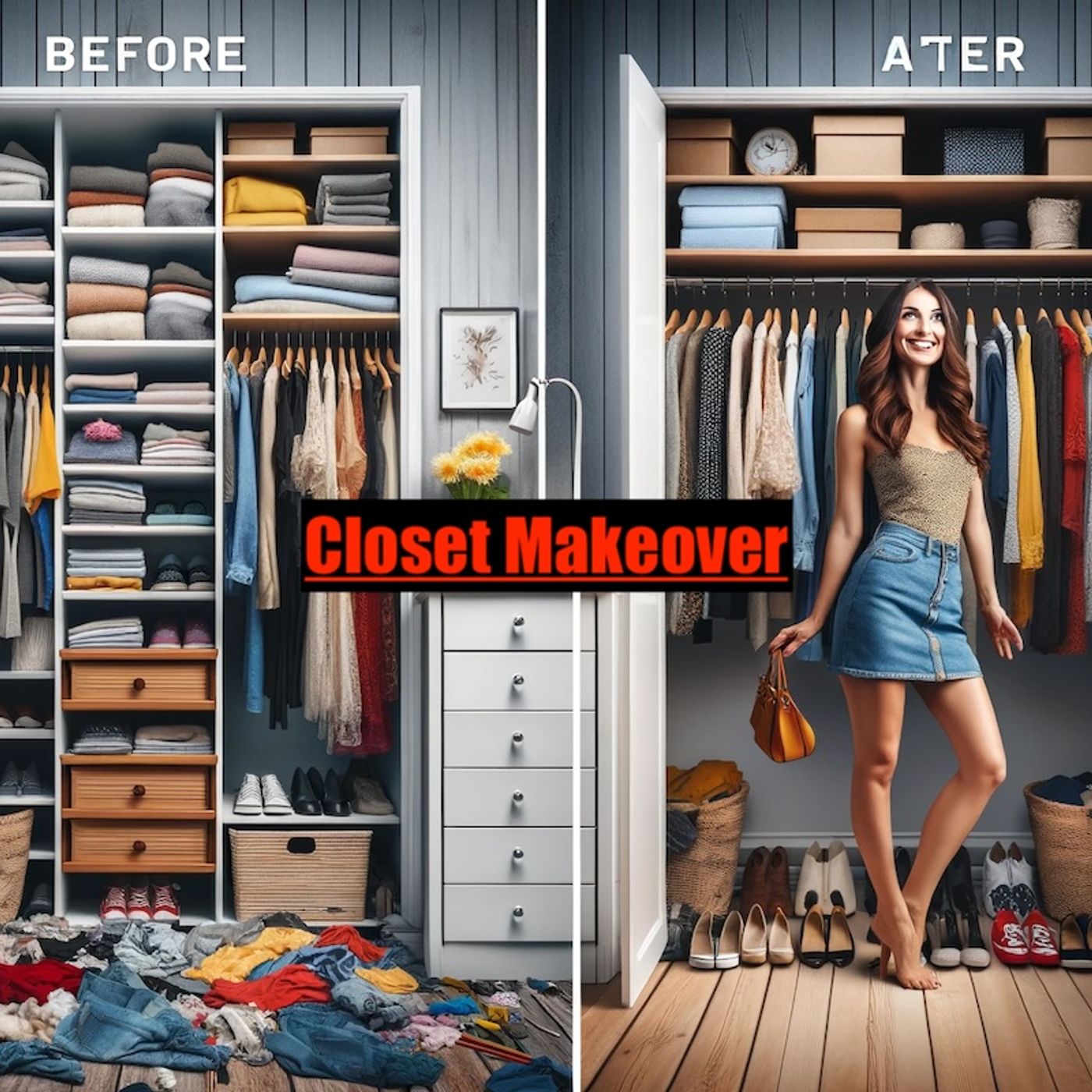 Closet Makeover !