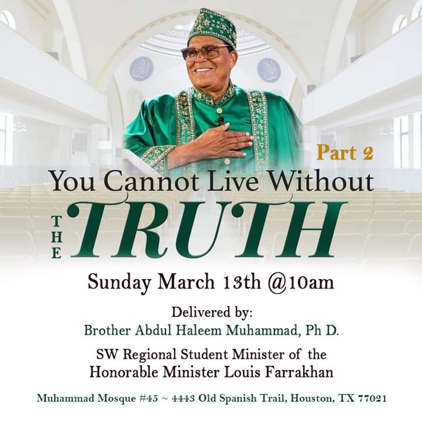 Muhammad Mosque No.45 Houston, Texas