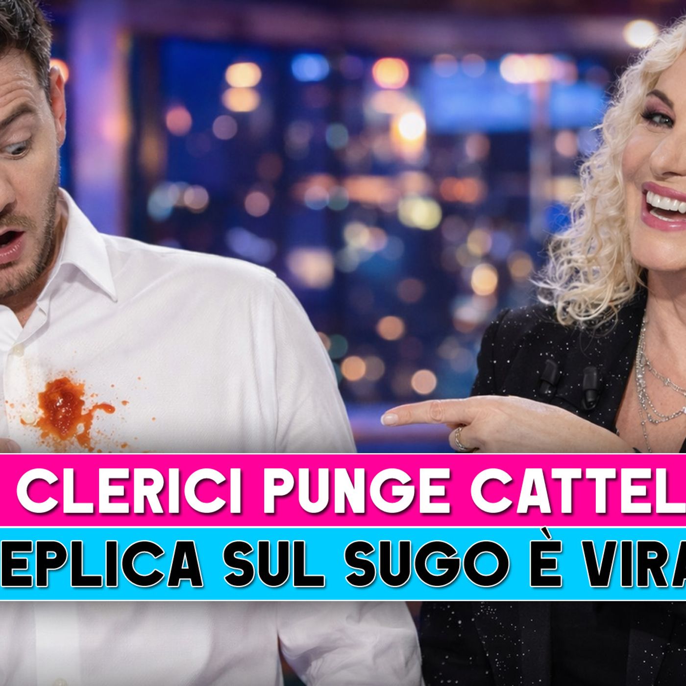 Antonella Clerici punge Alessandro Cattelan: la replica sul “sugo” è virale