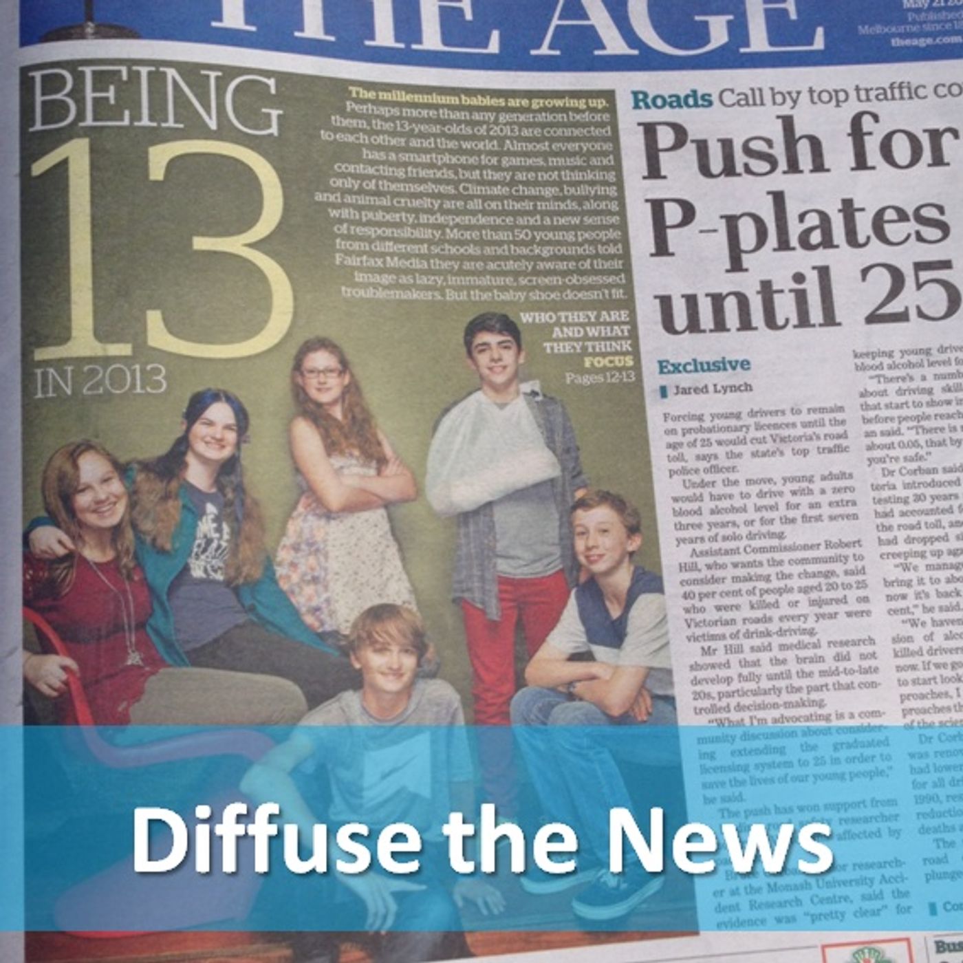 Diffuse the News podcast artwork