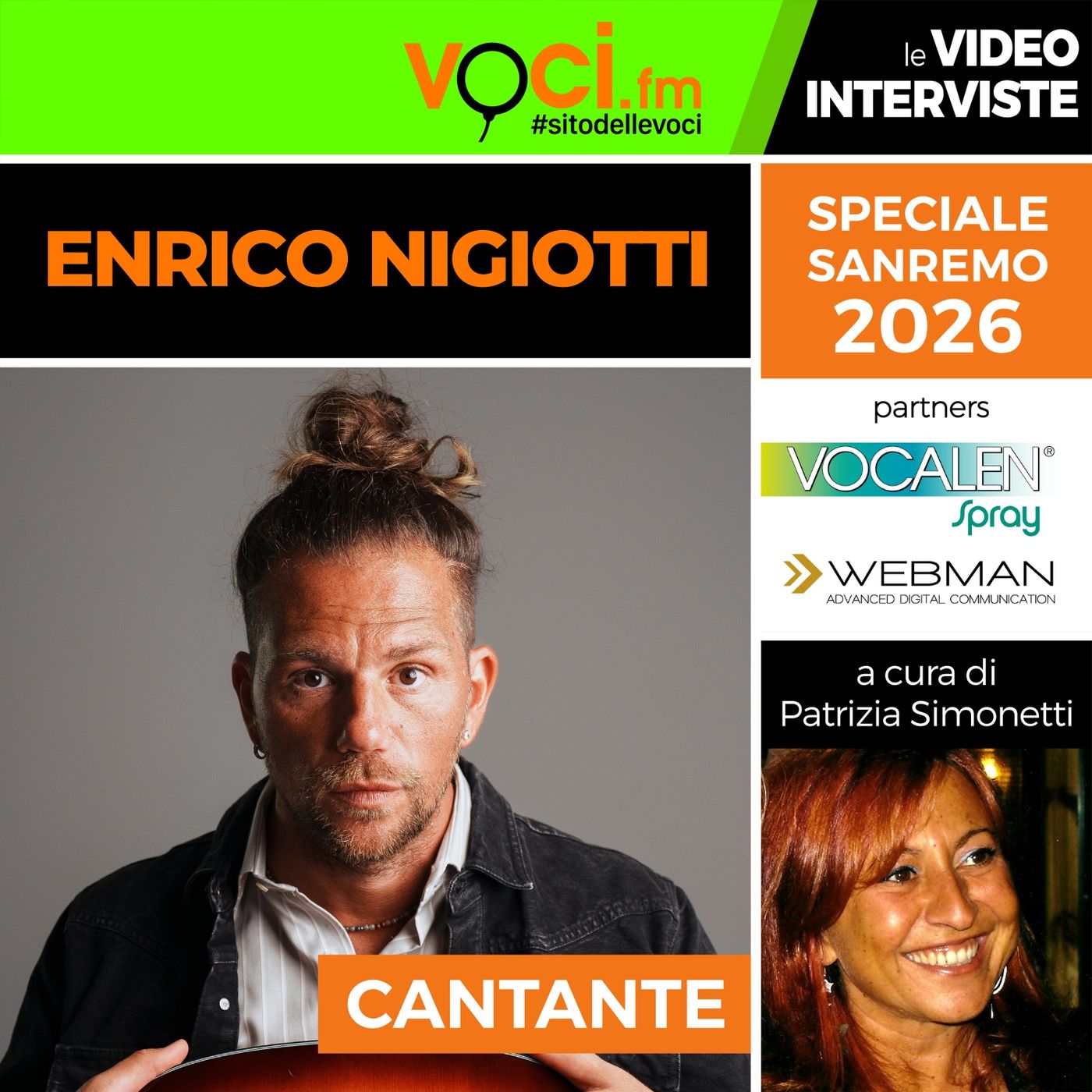 SANREMO 2026: ENRICO NIGIOTTI su VOCI.fm - clicca PLAY e ascolta l'intervista episode artwork