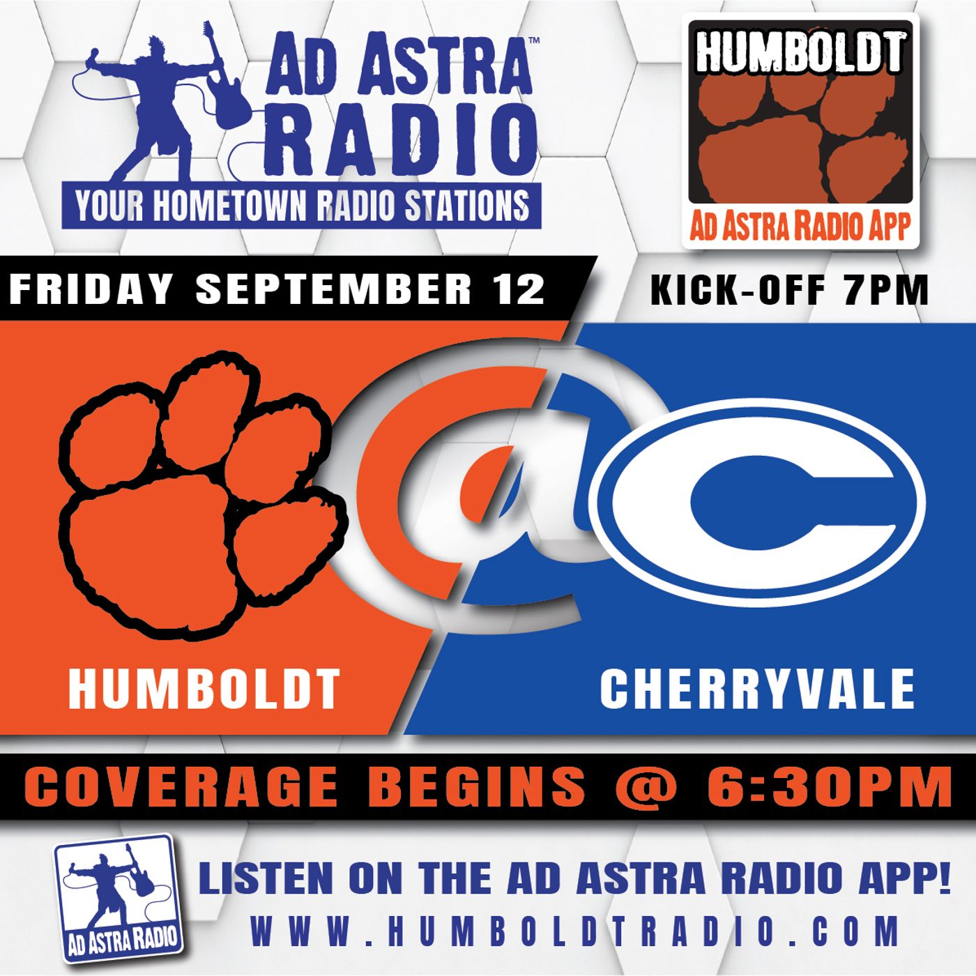 Humboldt Cubs at Cherryvale Chargers Football (September 12, 2025) episode artwork