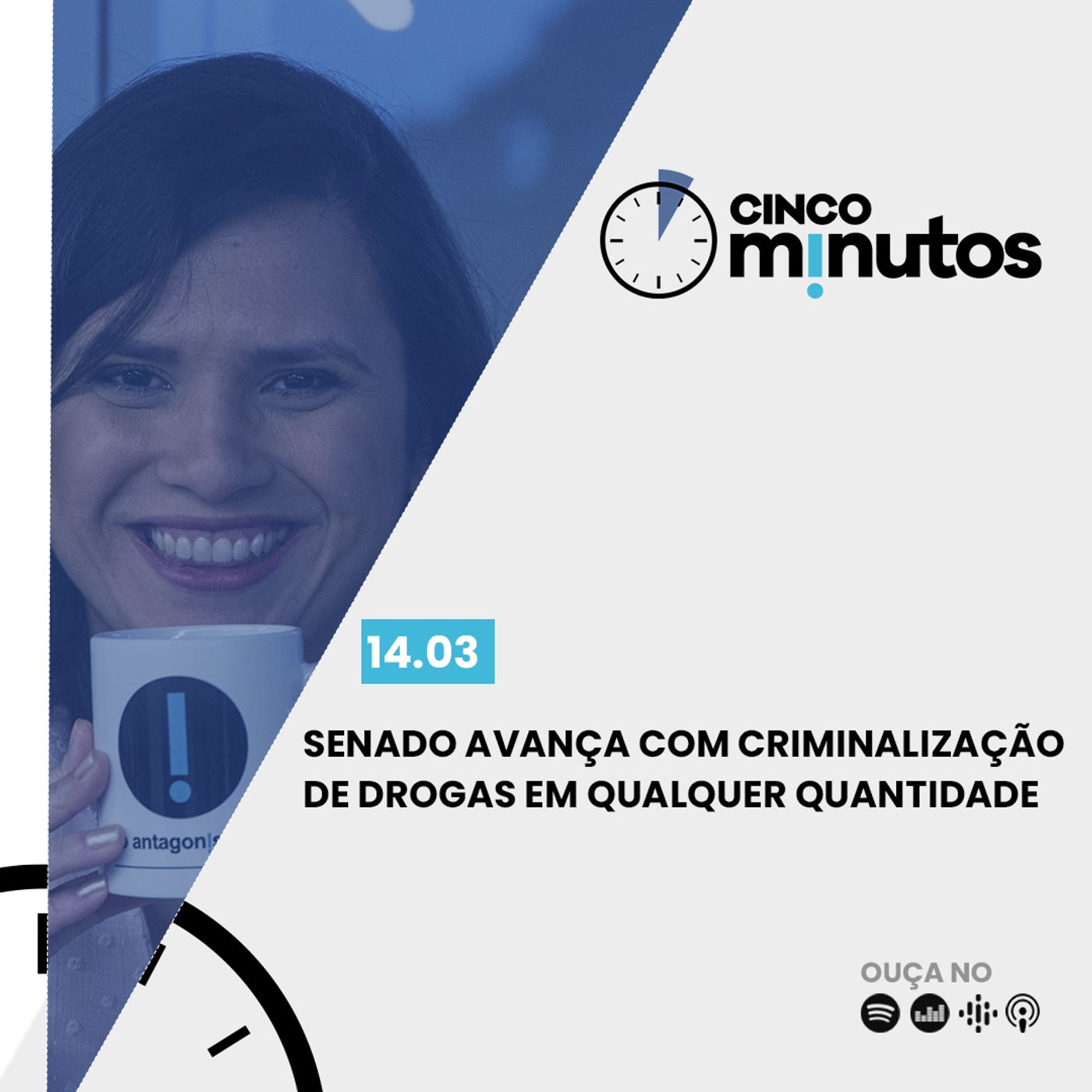 Cinco Minutos: Senado avança com criminalização de drogas em qualquer quantidade episode artwork